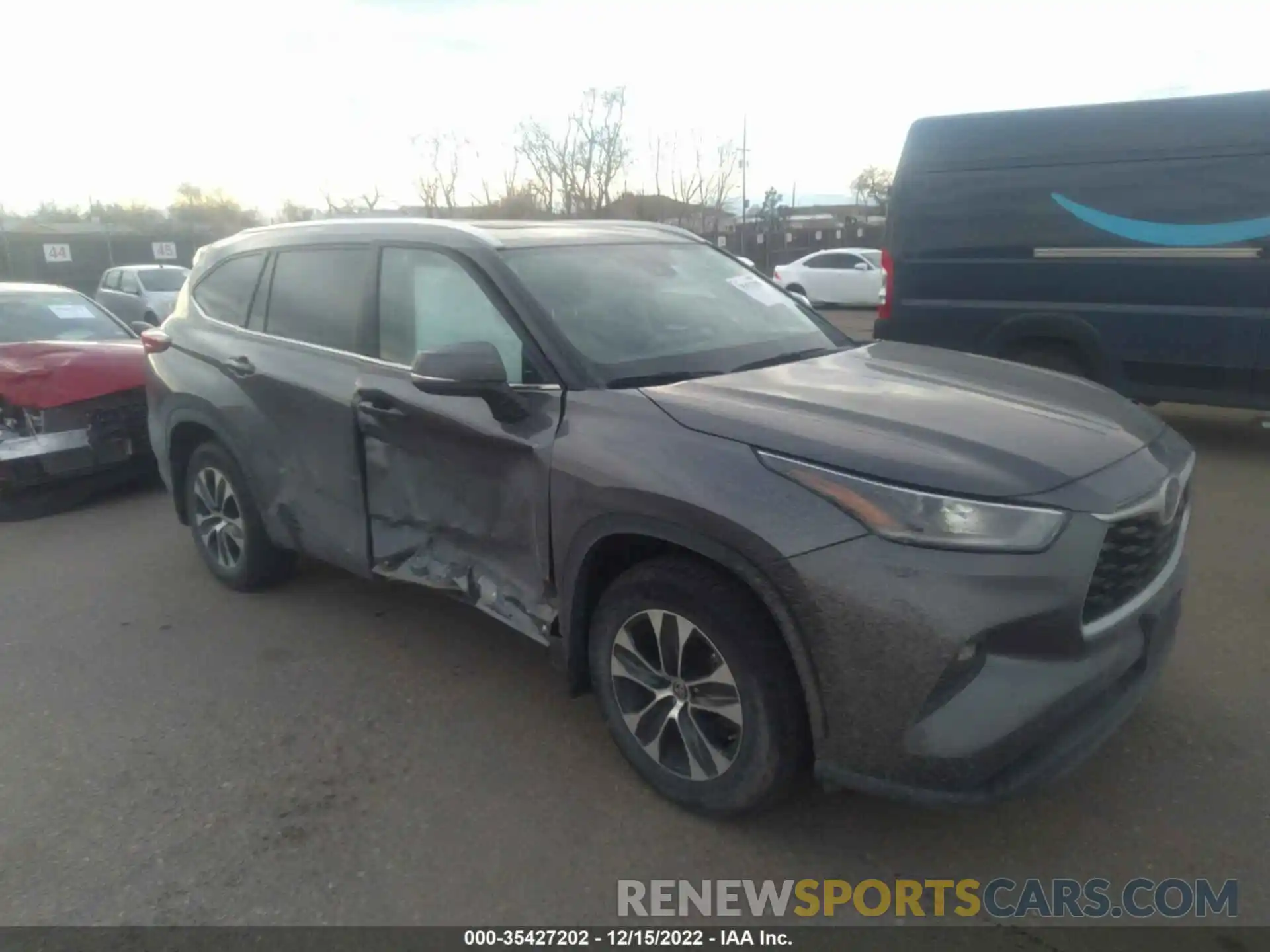 1 Photograph of a damaged car 5TDGZRBH8MS544308 TOYOTA HIGHLANDER 2021