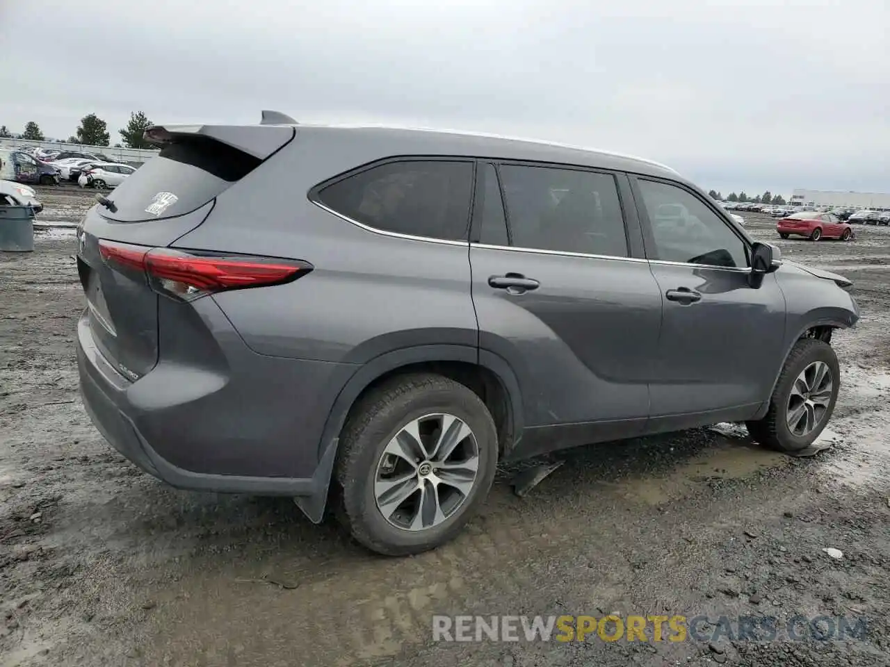 3 Photograph of a damaged car 5TDGZRBH8MS548701 TOYOTA HIGHLANDER 2021