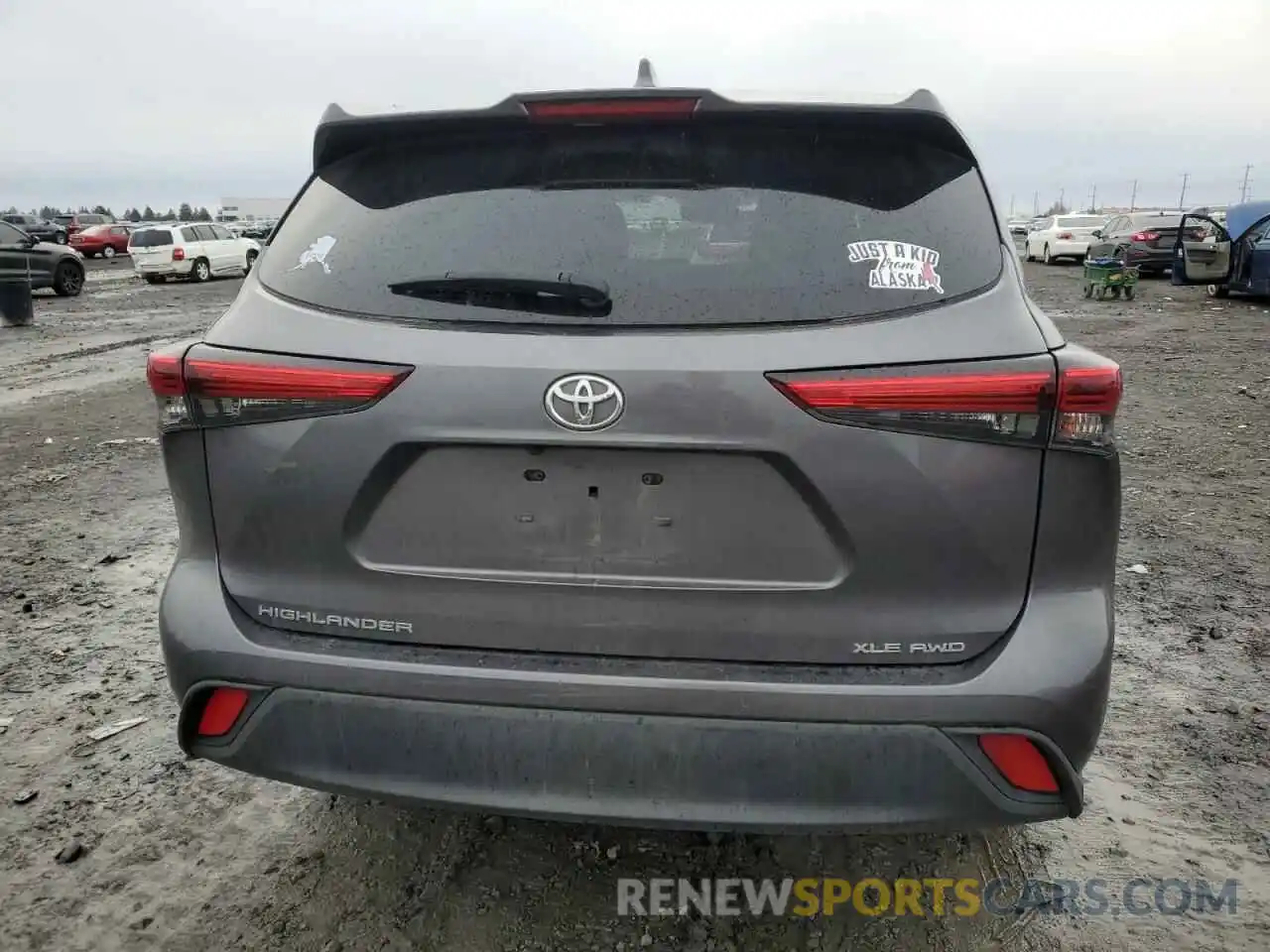 6 Photograph of a damaged car 5TDGZRBH8MS548701 TOYOTA HIGHLANDER 2021