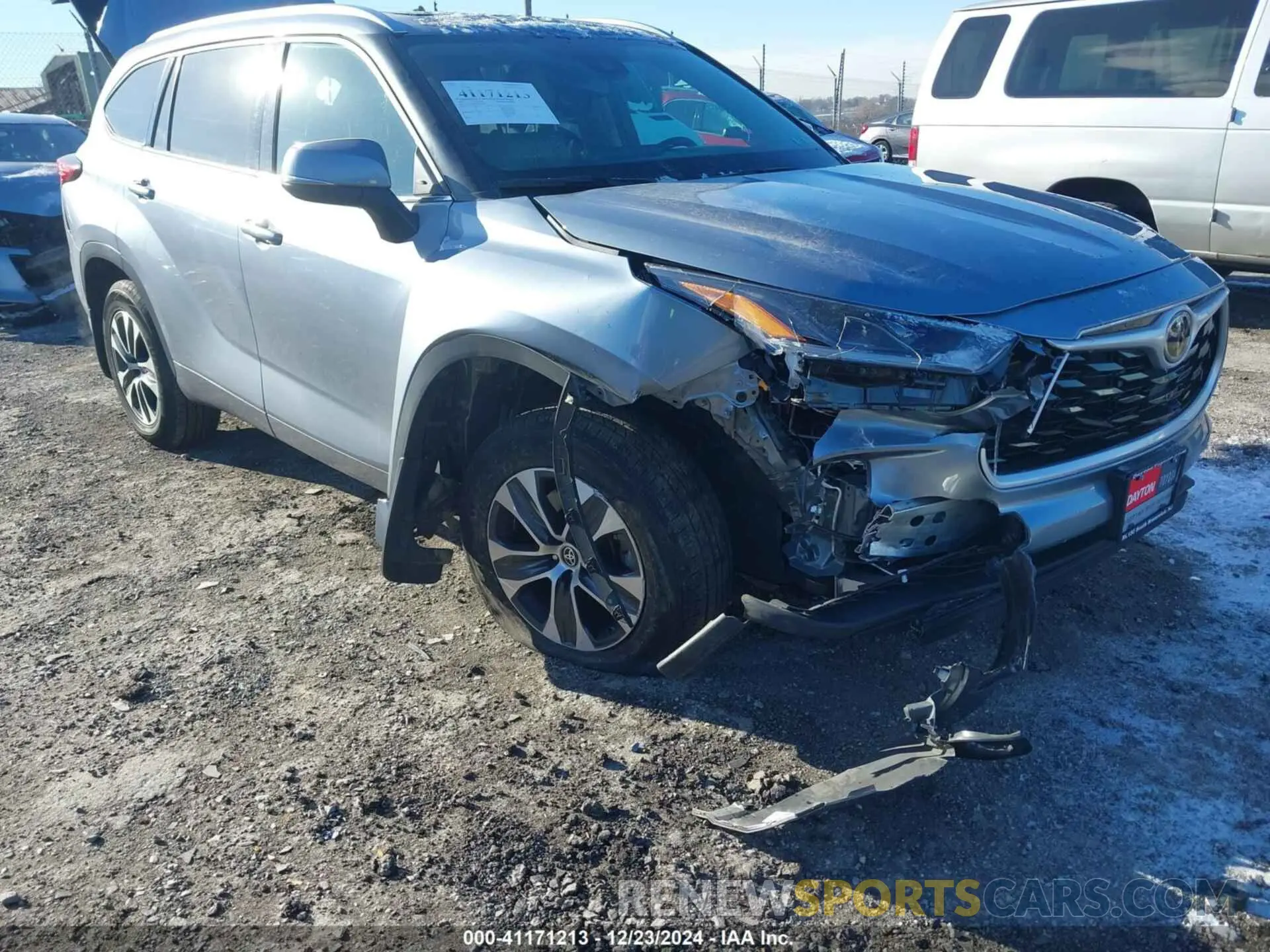 6 Photograph of a damaged car 5TDGZRBH9MS113878 TOYOTA HIGHLANDER 2021