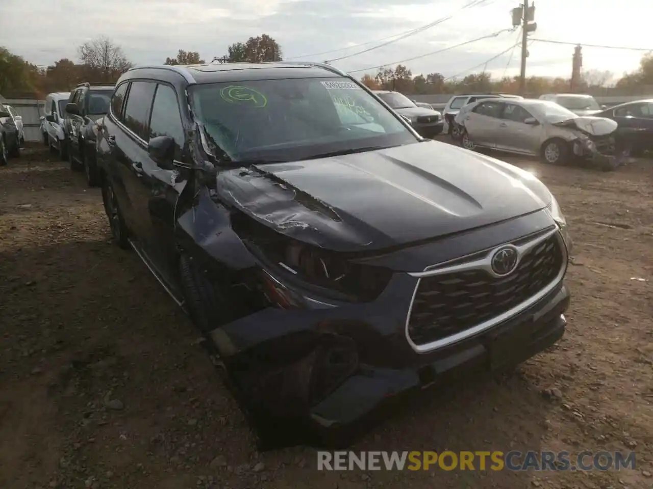 9 Photograph of a damaged car 5TDGZRBH9MS124685 TOYOTA HIGHLANDER 2021