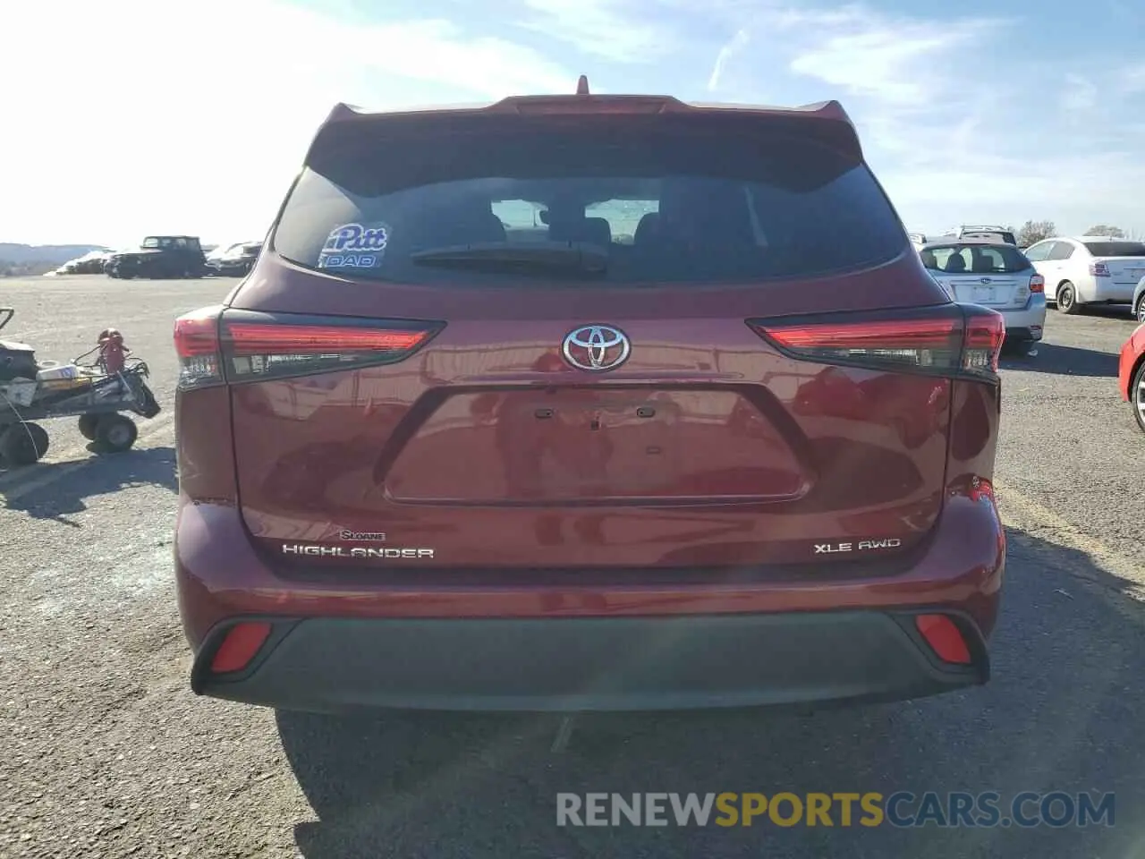 6 Photograph of a damaged car 5TDGZRBHXMS094774 TOYOTA HIGHLANDER 2021