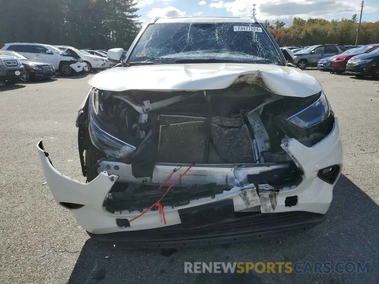 5 Photograph of a damaged car 5TDGZRBHXMS102226 TOYOTA HIGHLANDER 2021