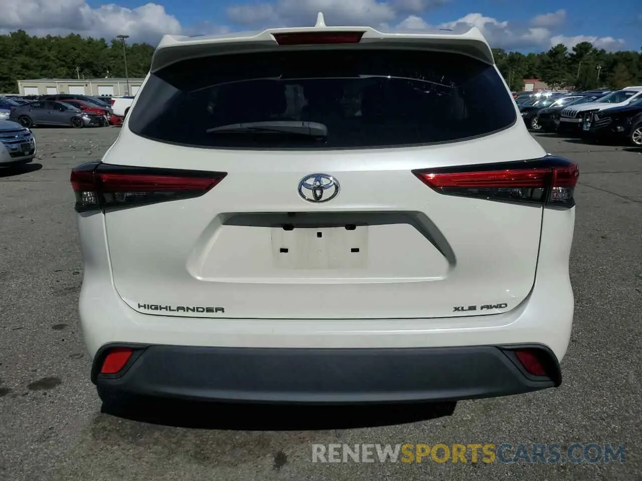 6 Photograph of a damaged car 5TDGZRBHXMS102226 TOYOTA HIGHLANDER 2021