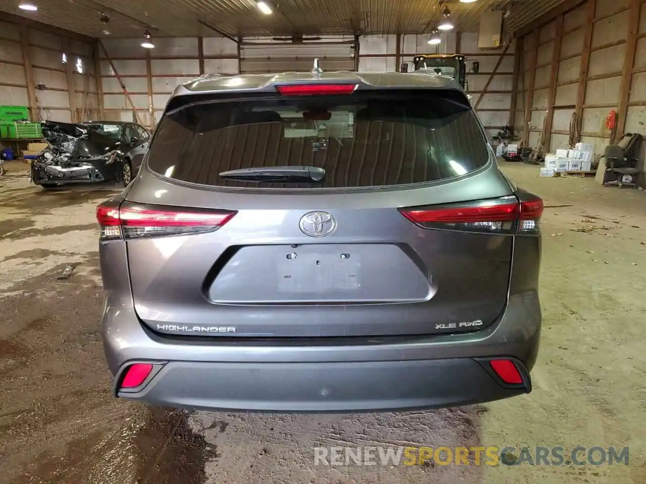 6 Photograph of a damaged car 5TDGZRBHXMS130883 TOYOTA HIGHLANDER 2021