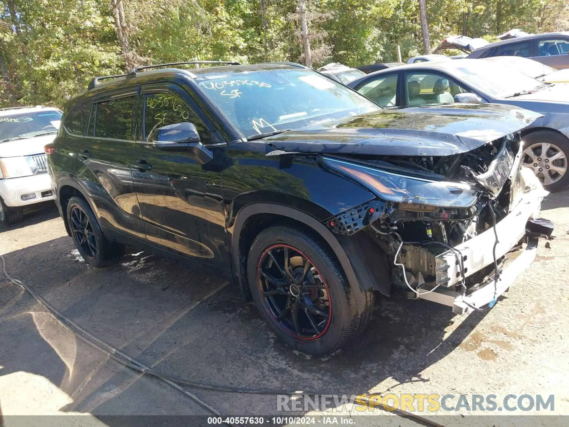 1 Photograph of a damaged car 5TDGZRBHXMS559506 TOYOTA HIGHLANDER 2021