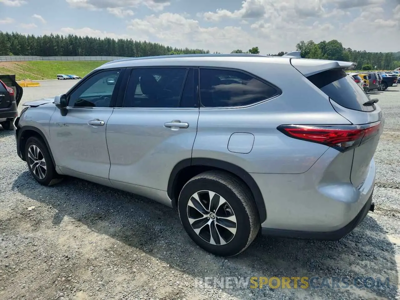 2 Photograph of a damaged car 5TDHARAH0MS503491 TOYOTA HIGHLANDER 2021