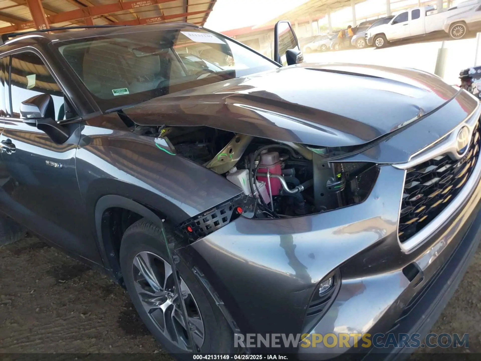6 Photograph of a damaged car 5TDHARAH3MS504165 TOYOTA HIGHLANDER 2021