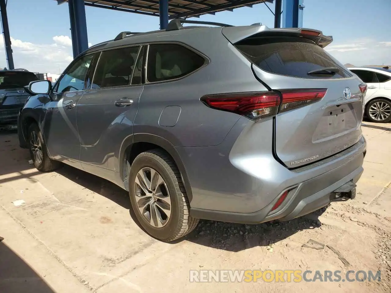 2 Photograph of a damaged car 5TDHARAH6MS007076 TOYOTA HIGHLANDER 2021