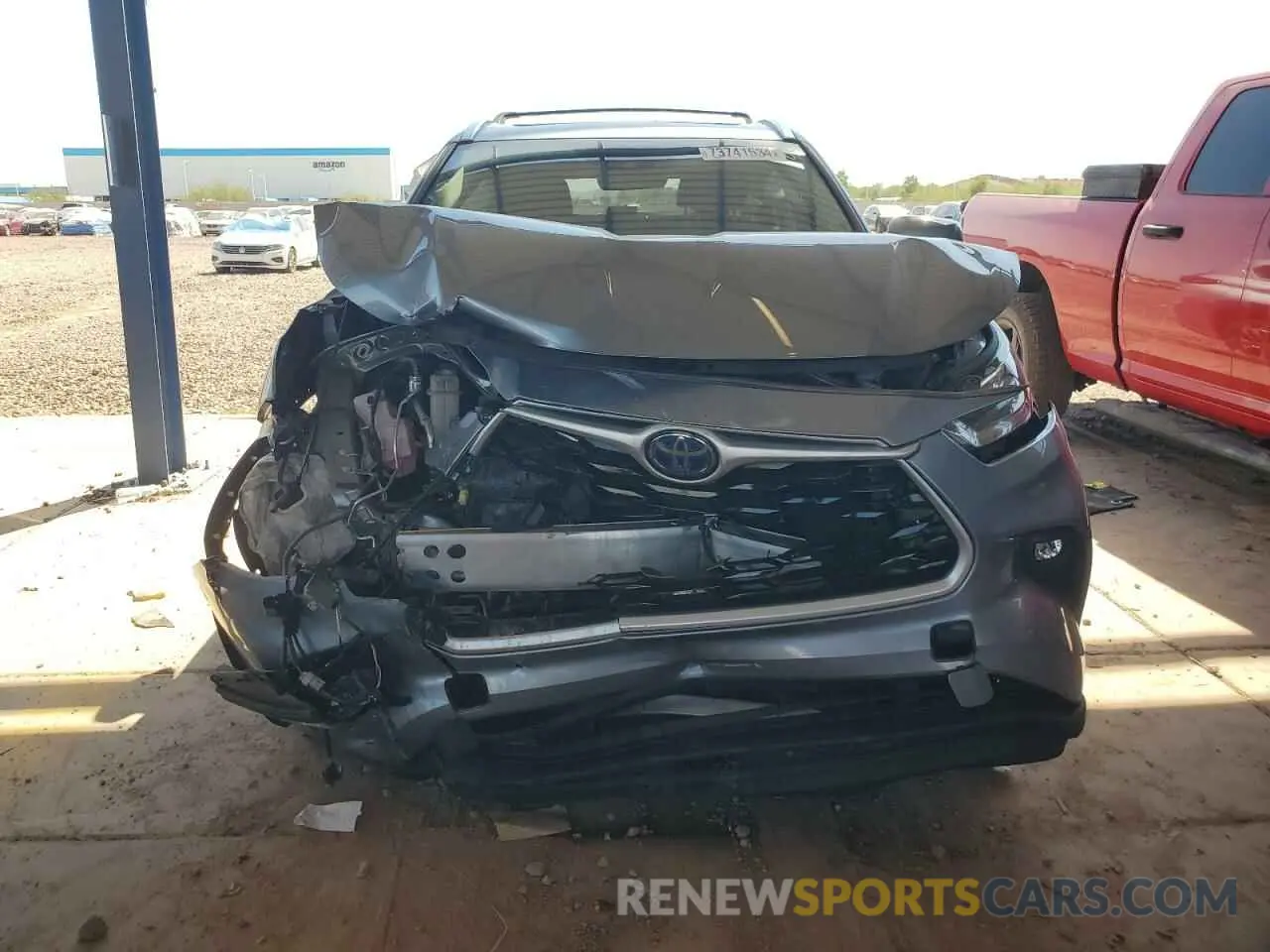 5 Photograph of a damaged car 5TDHARAH6MS007076 TOYOTA HIGHLANDER 2021