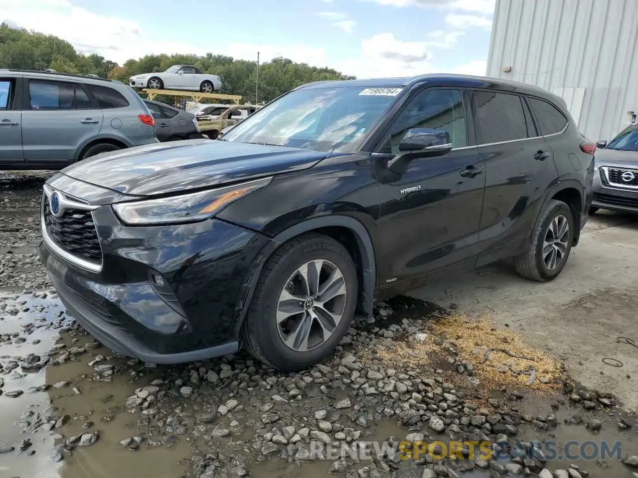 1 Photograph of a damaged car 5TDHBRCH0MS534878 TOYOTA HIGHLANDER 2021