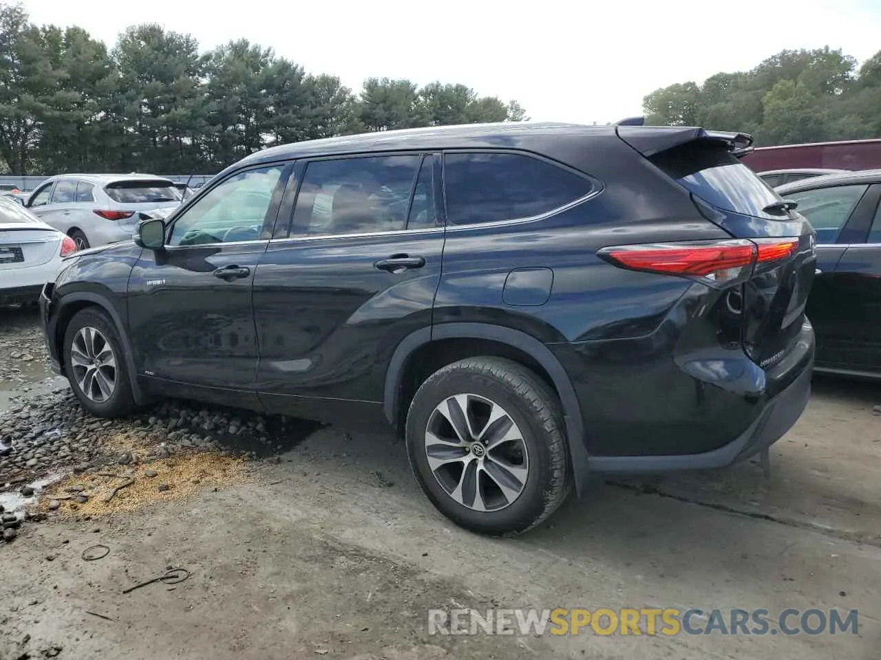 2 Photograph of a damaged car 5TDHBRCH0MS534878 TOYOTA HIGHLANDER 2021