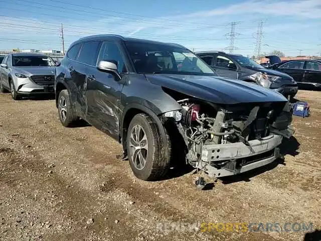 12 Photograph of a damaged car 5TDHBRCH1MS536204 TOYOTA HIGHLANDER 2021