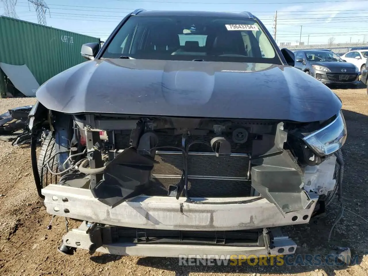 5 Photograph of a damaged car 5TDHBRCH1MS536204 TOYOTA HIGHLANDER 2021