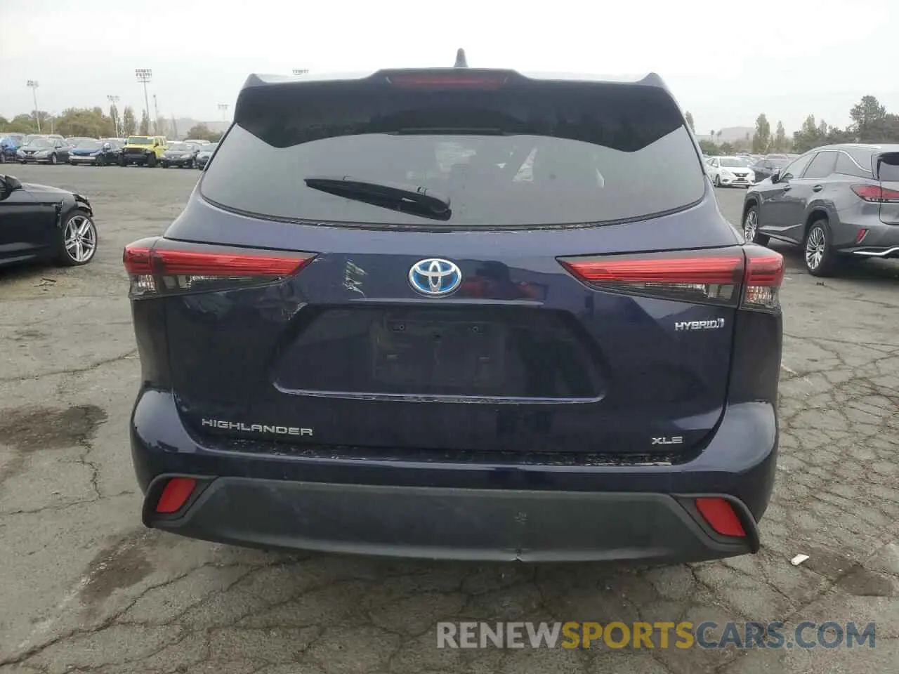 6 Photograph of a damaged car 5TDHBRCH3MS535877 TOYOTA HIGHLANDER 2021