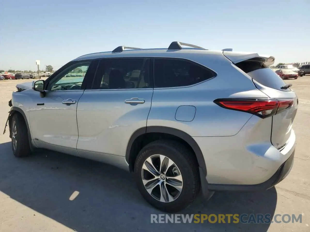 2 Photograph of a damaged car 5TDHBRCH3MS535894 TOYOTA HIGHLANDER 2021