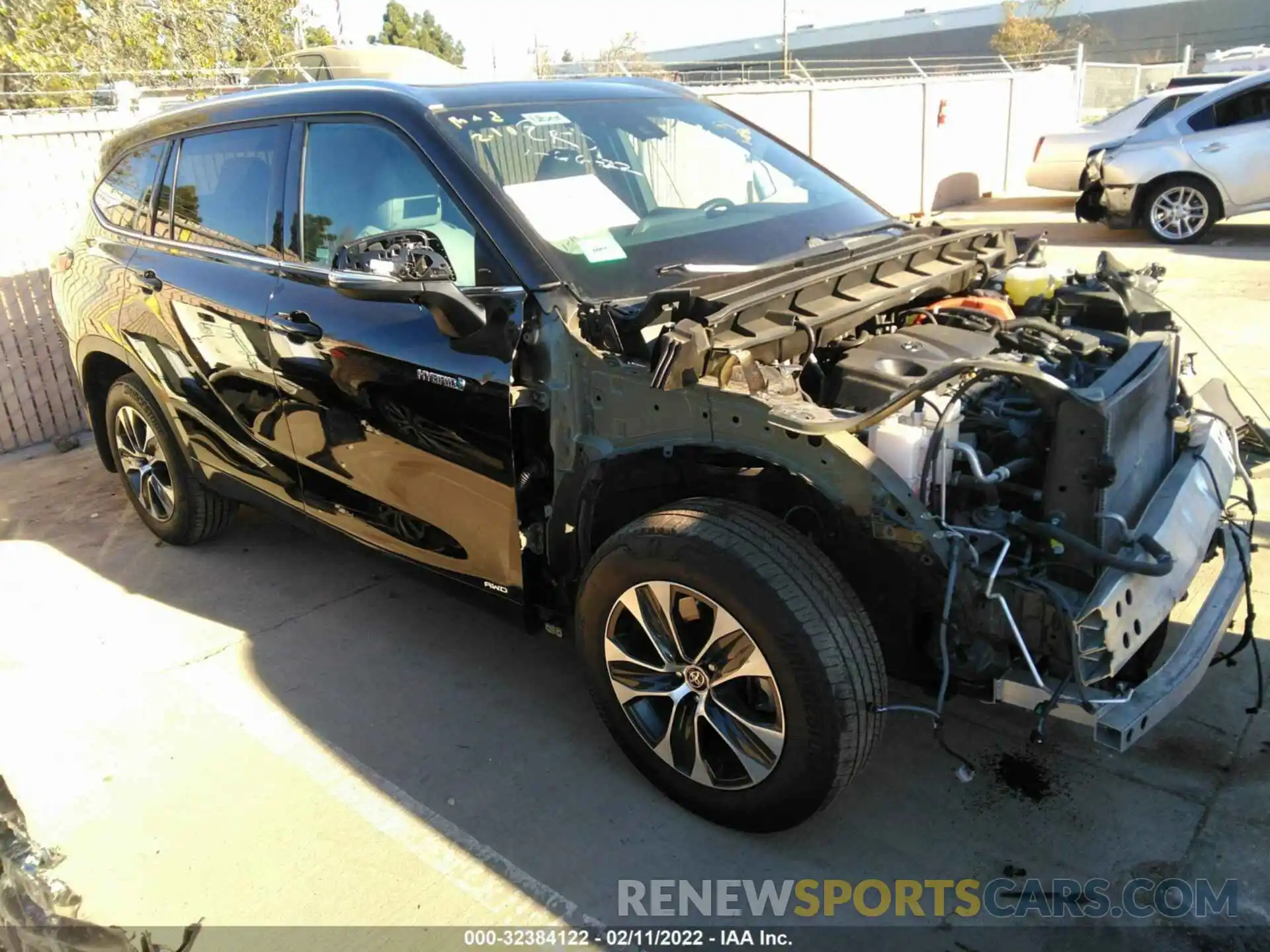 1 Photograph of a damaged car 5TDHBRCH4MS052530 TOYOTA HIGHLANDER 2021