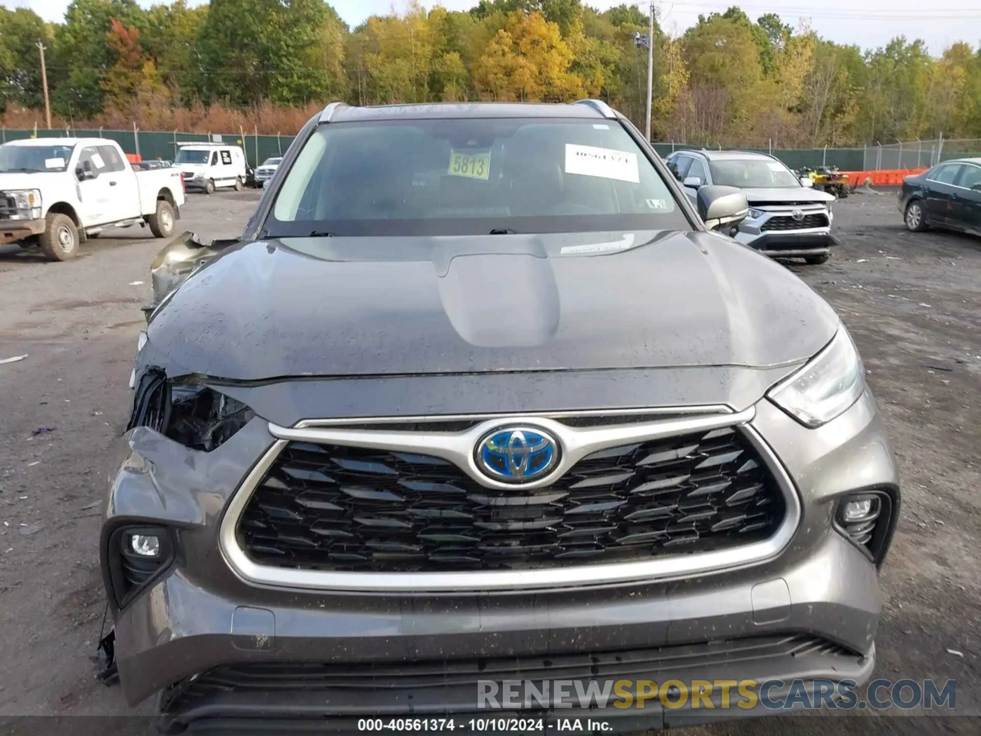 12 Photograph of a damaged car 5TDHBRCH7MS042946 TOYOTA HIGHLANDER 2021
