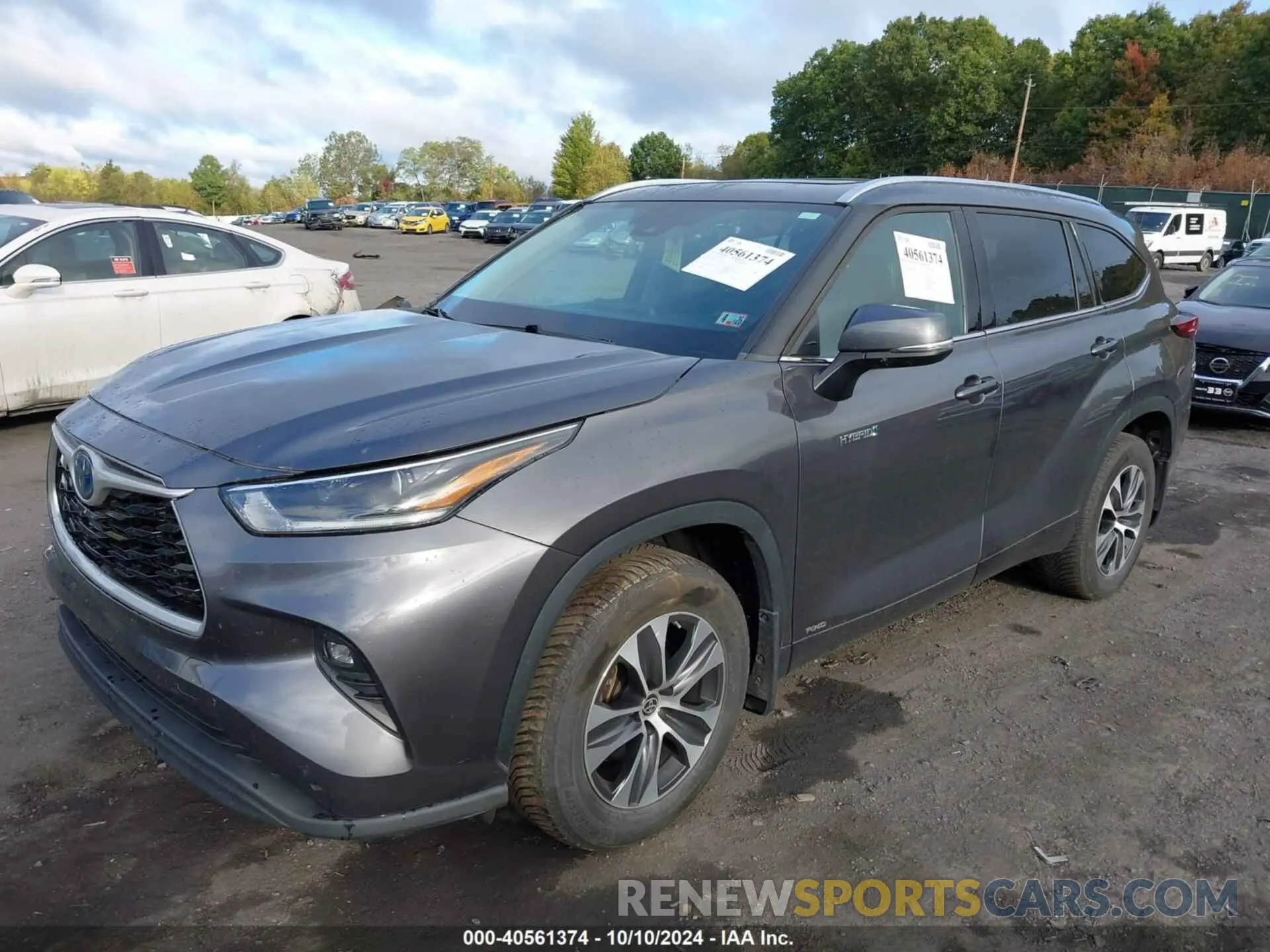 2 Photograph of a damaged car 5TDHBRCH7MS042946 TOYOTA HIGHLANDER 2021