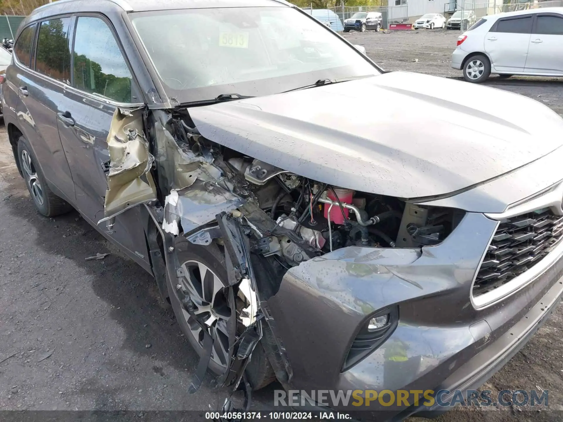 6 Photograph of a damaged car 5TDHBRCH7MS042946 TOYOTA HIGHLANDER 2021