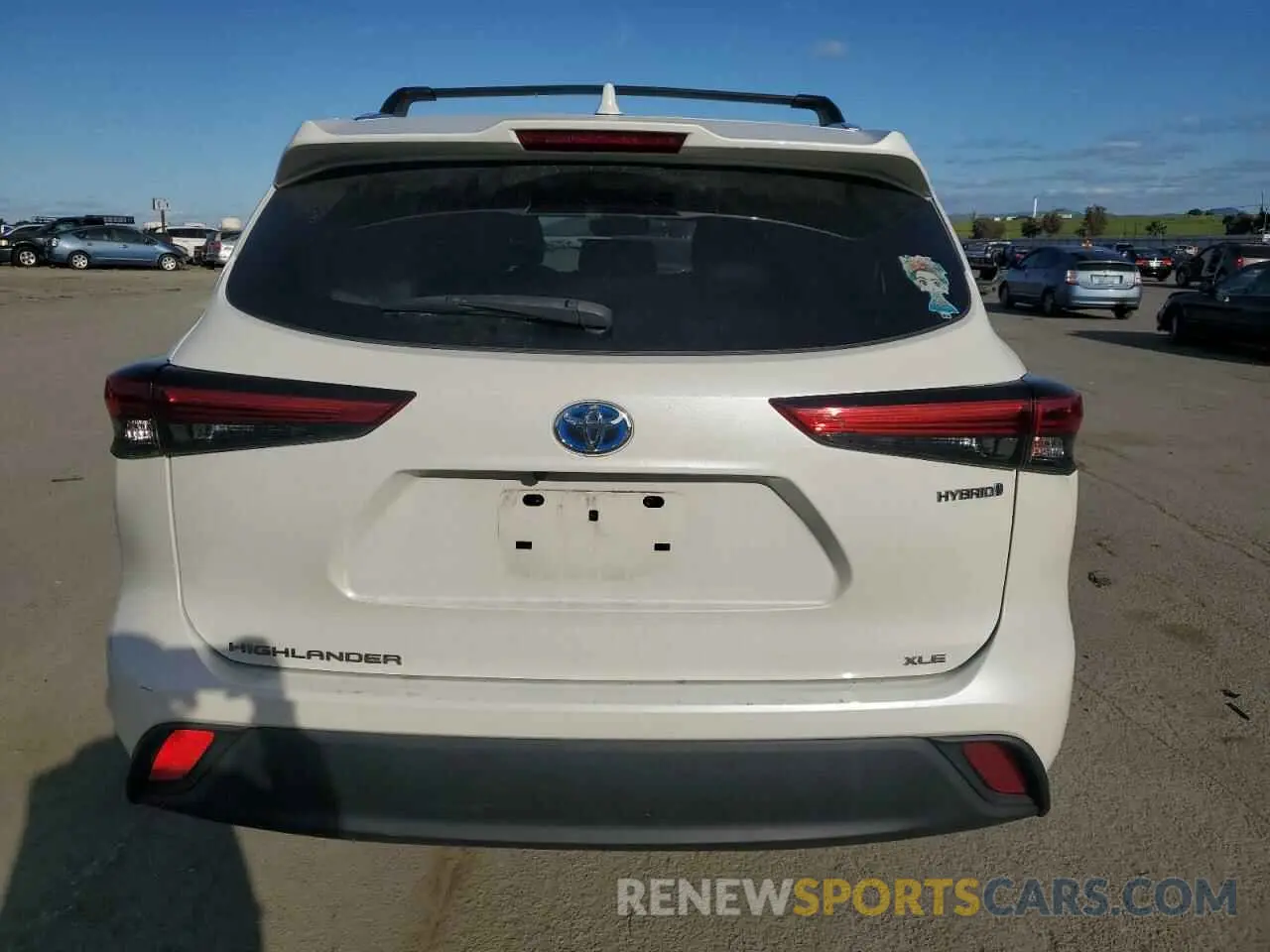 6 Photograph of a damaged car 5TDHBRCH7MS516443 TOYOTA HIGHLANDER 2021