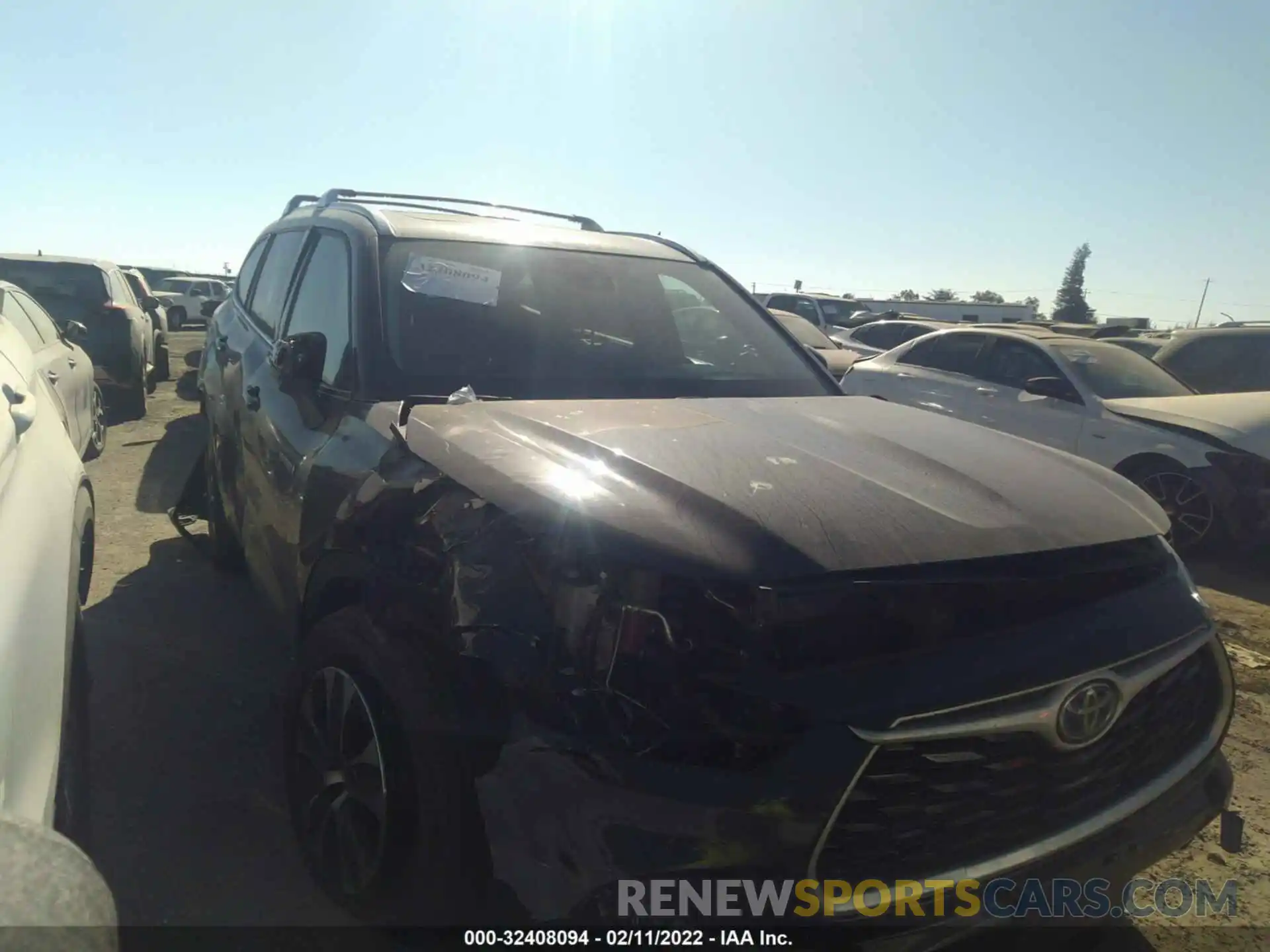 1 Photograph of a damaged car 5TDHBRCH8MS517259 TOYOTA HIGHLANDER 2021