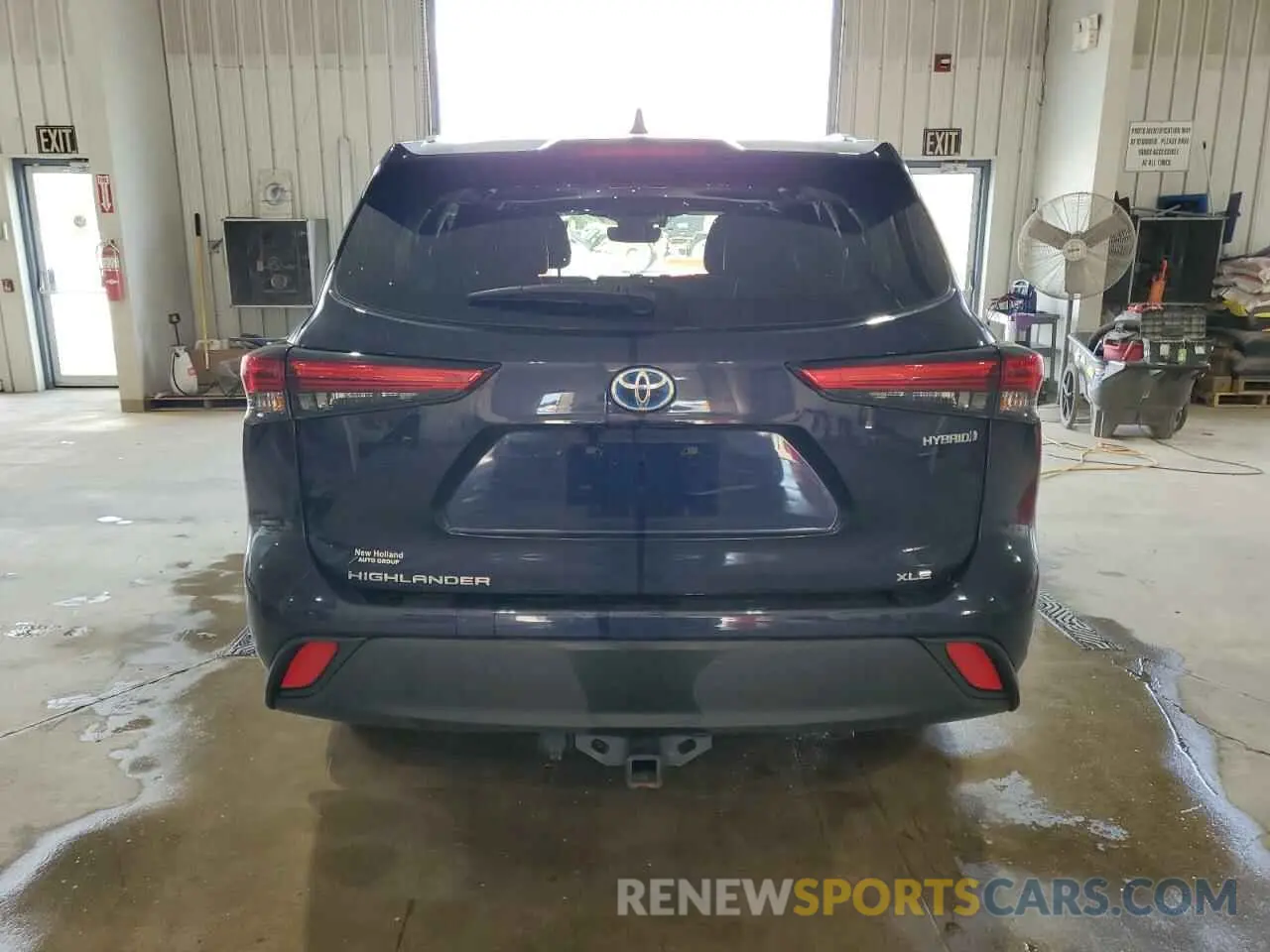 6 Photograph of a damaged car 5TDHBRCH8MS519156 TOYOTA HIGHLANDER 2021