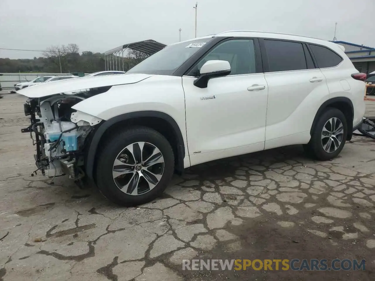 1 Photograph of a damaged car 5TDHBRCH9MS053785 TOYOTA HIGHLANDER 2021