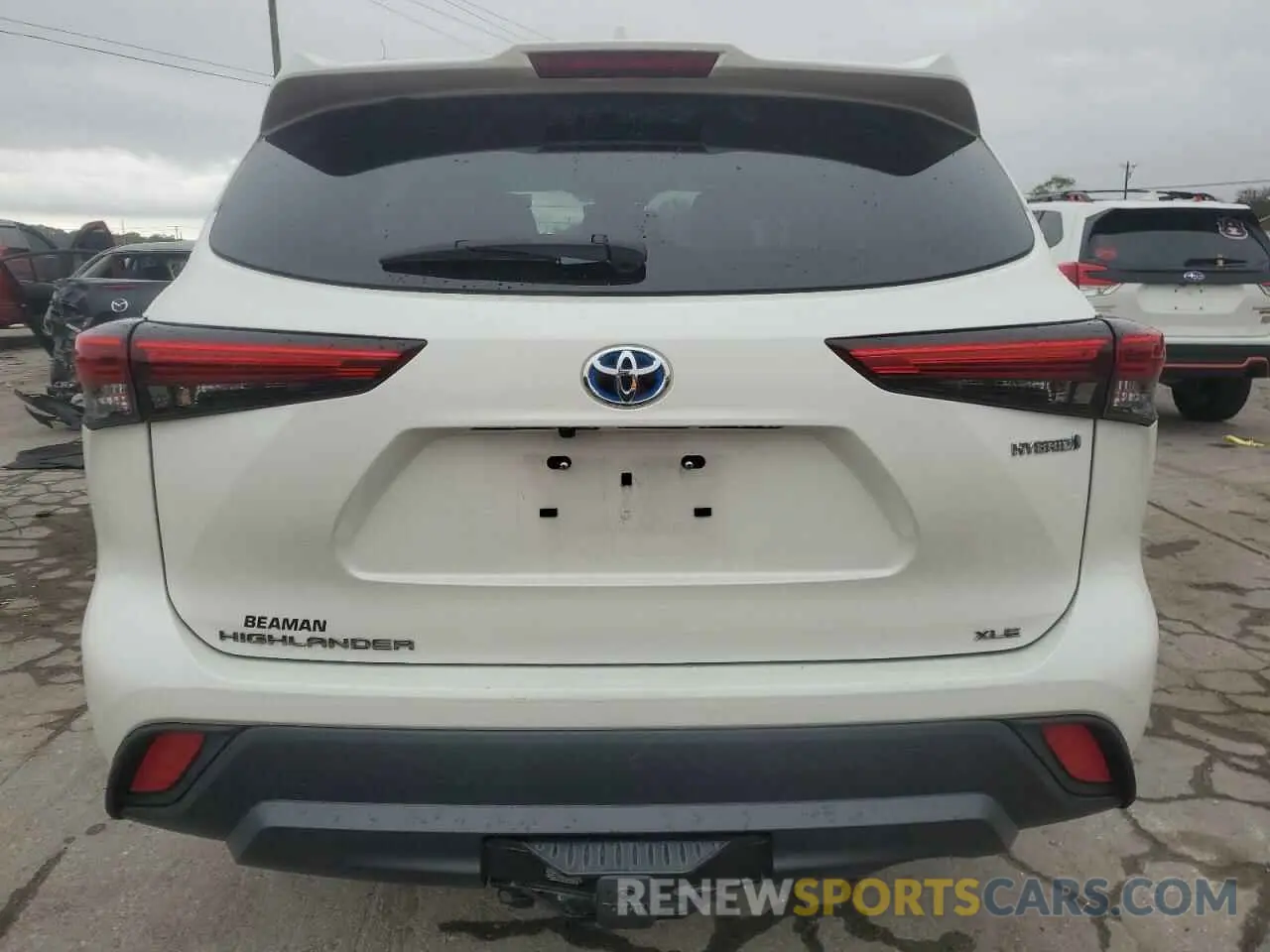 6 Photograph of a damaged car 5TDHBRCH9MS053785 TOYOTA HIGHLANDER 2021
