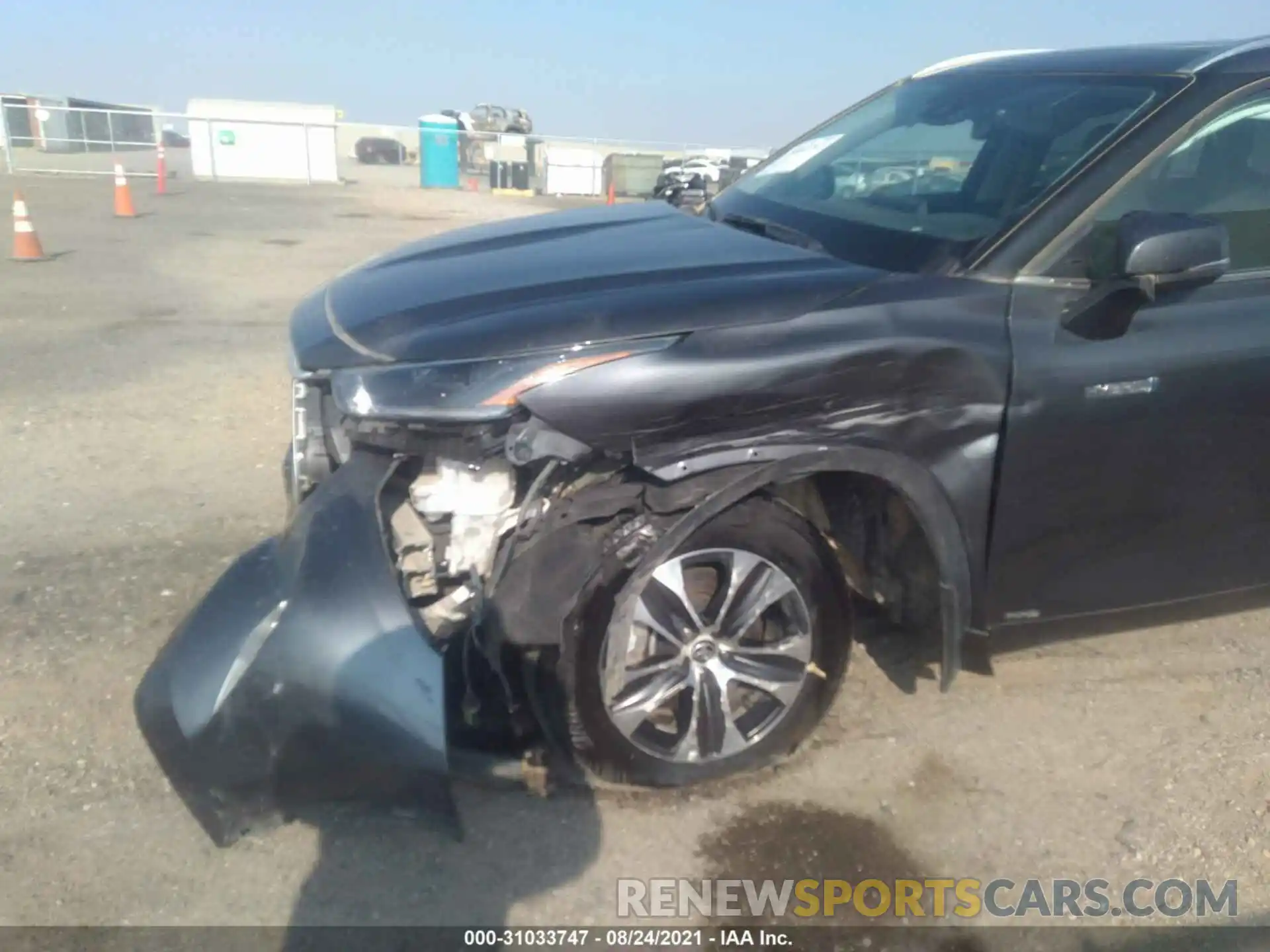 6 Photograph of a damaged car 5TDHBRCH9MS517688 TOYOTA HIGHLANDER 2021