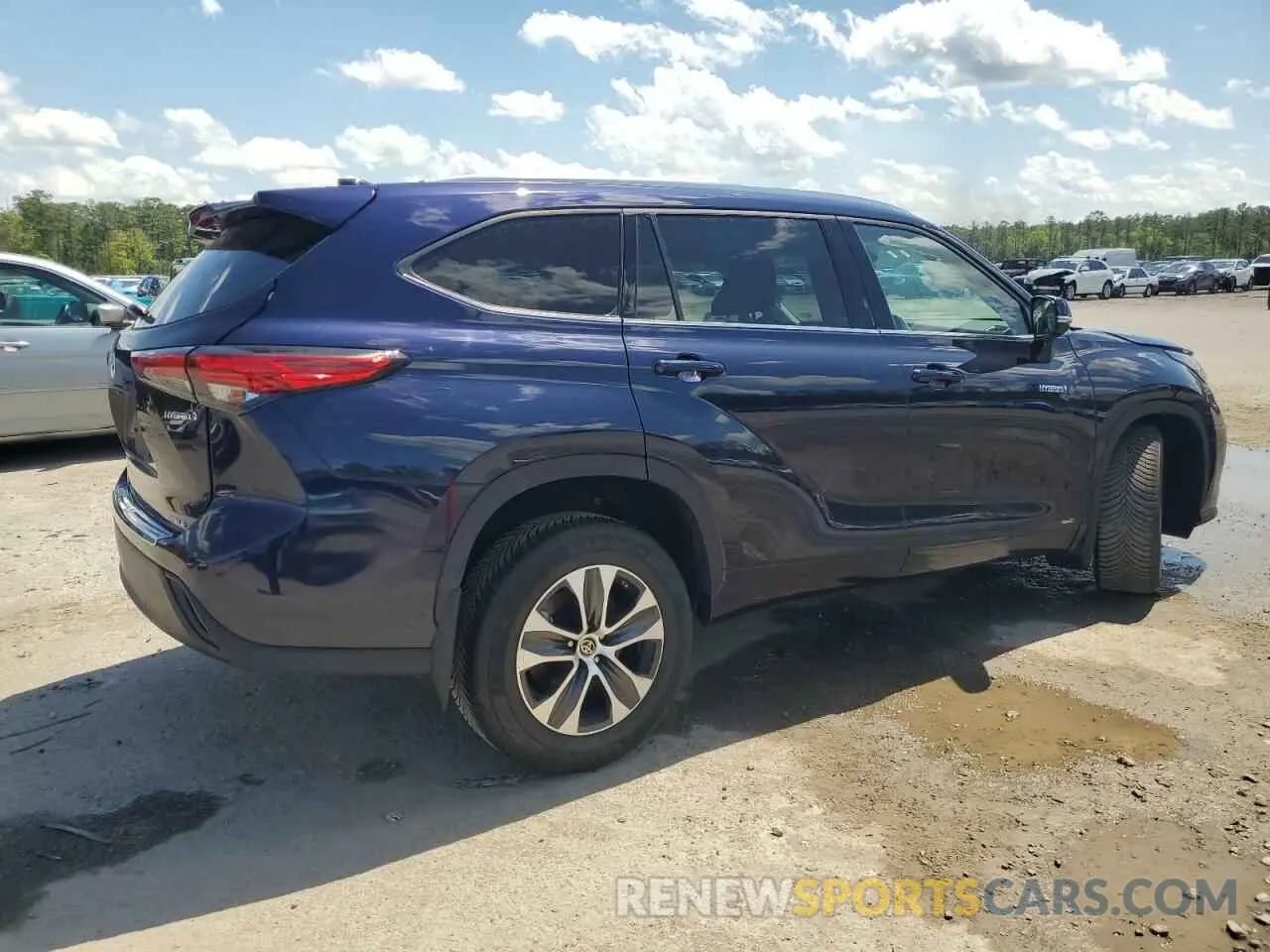 3 Photograph of a damaged car 5TDHBRCH9MS534331 TOYOTA HIGHLANDER 2021