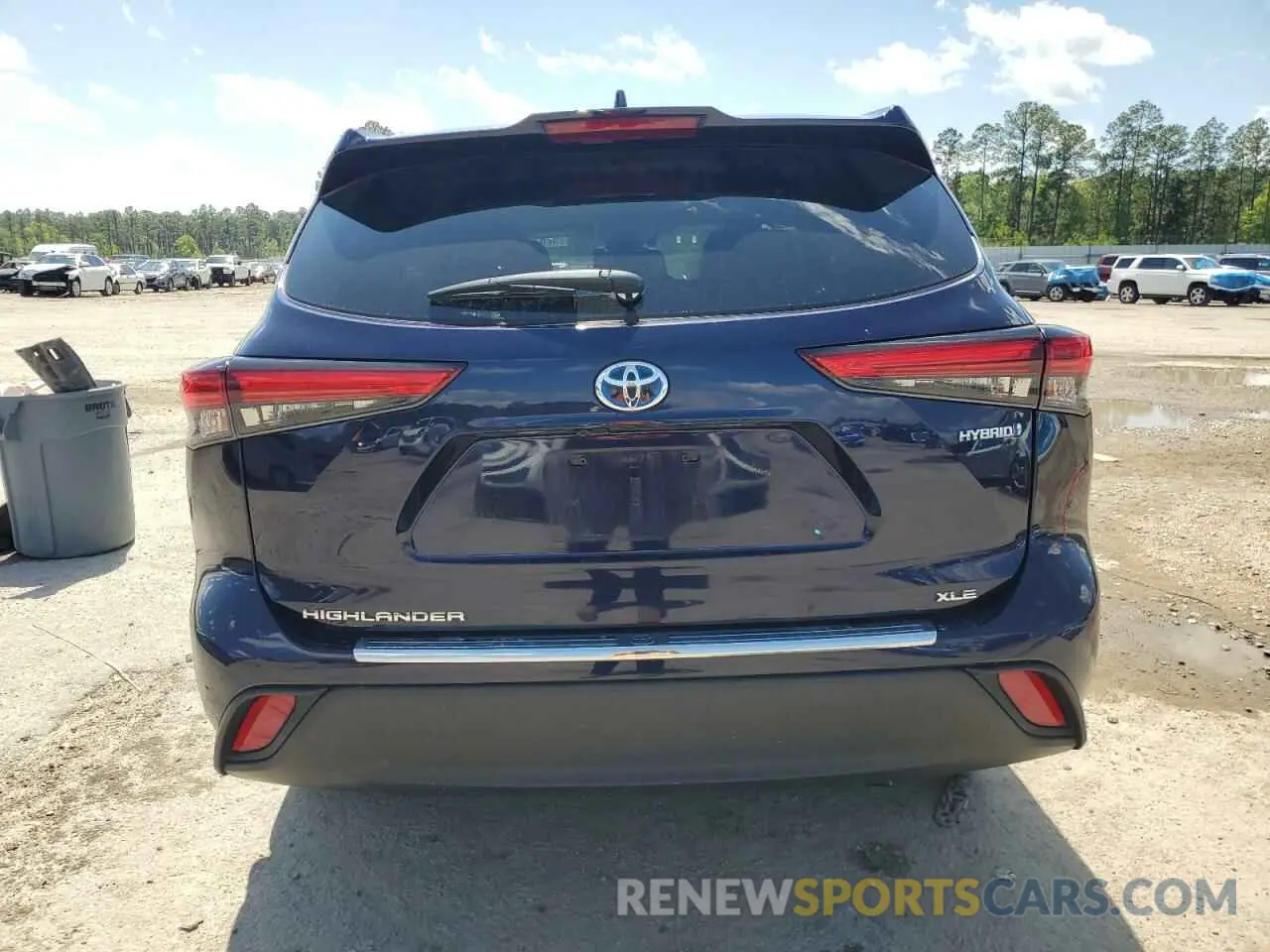 6 Photograph of a damaged car 5TDHBRCH9MS534331 TOYOTA HIGHLANDER 2021