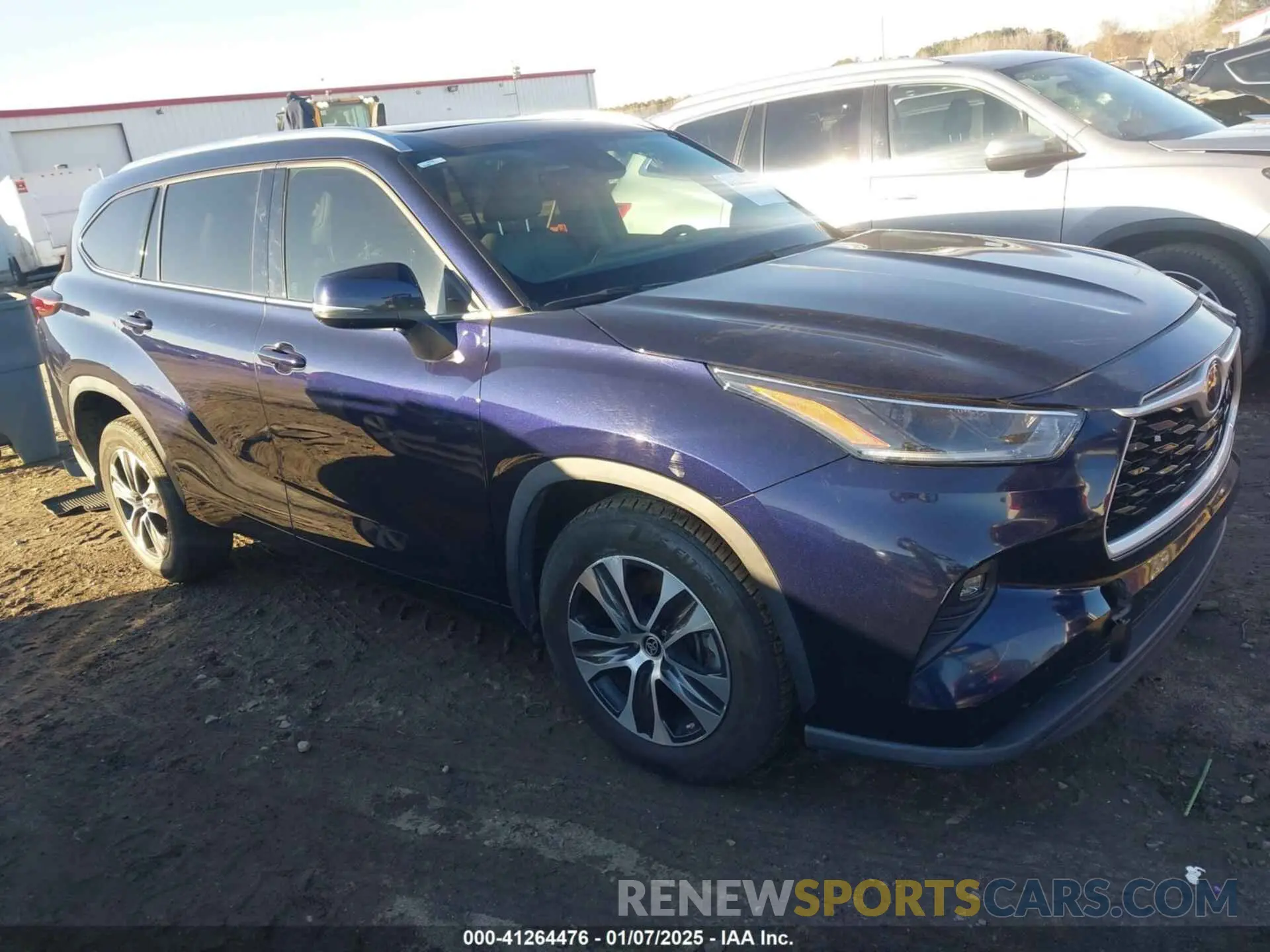 1 Photograph of a damaged car 5TDHZRAH3MS083024 TOYOTA HIGHLANDER 2021