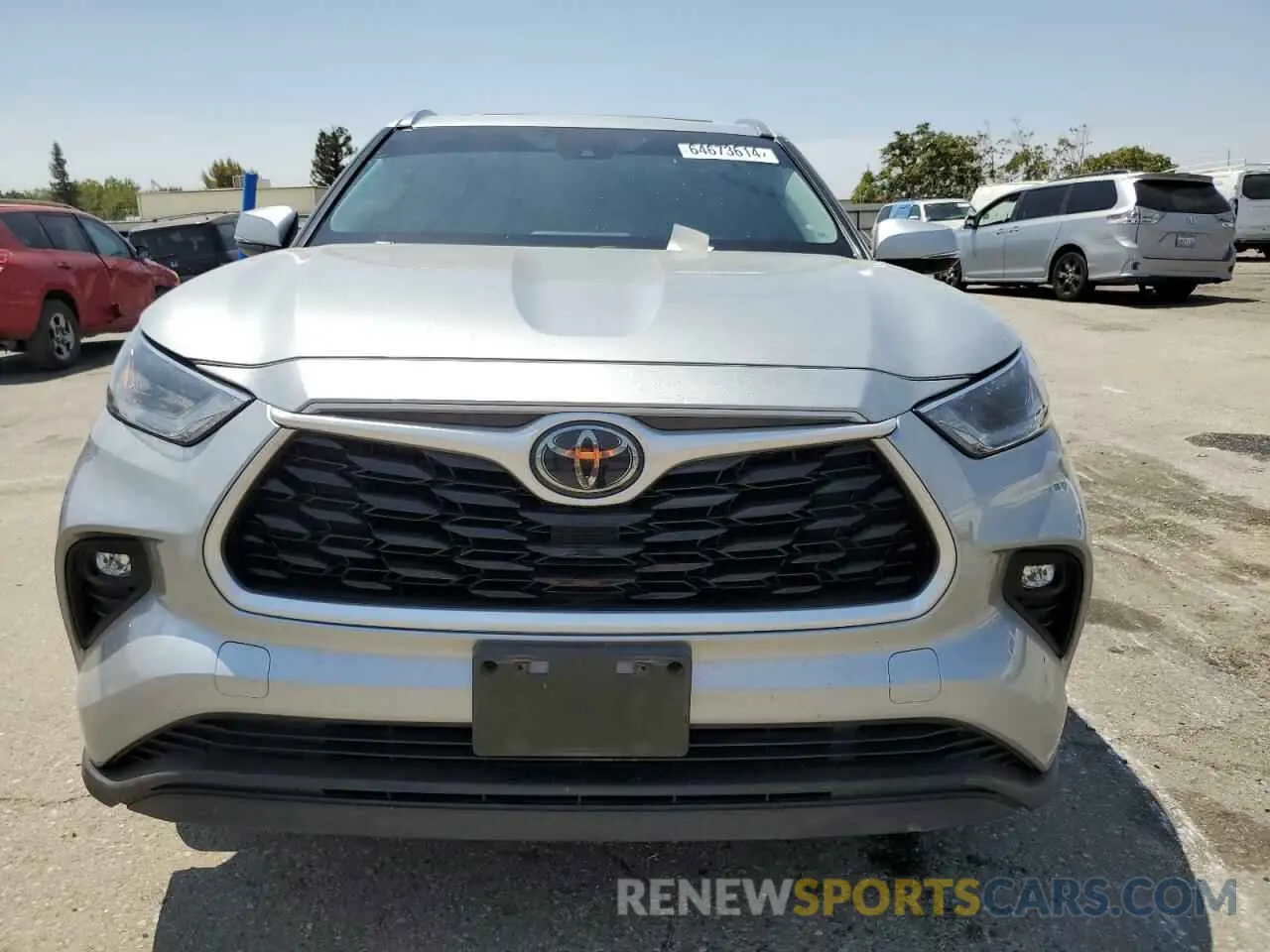 5 Photograph of a damaged car 5TDHZRAH9MS033017 TOYOTA HIGHLANDER 2021