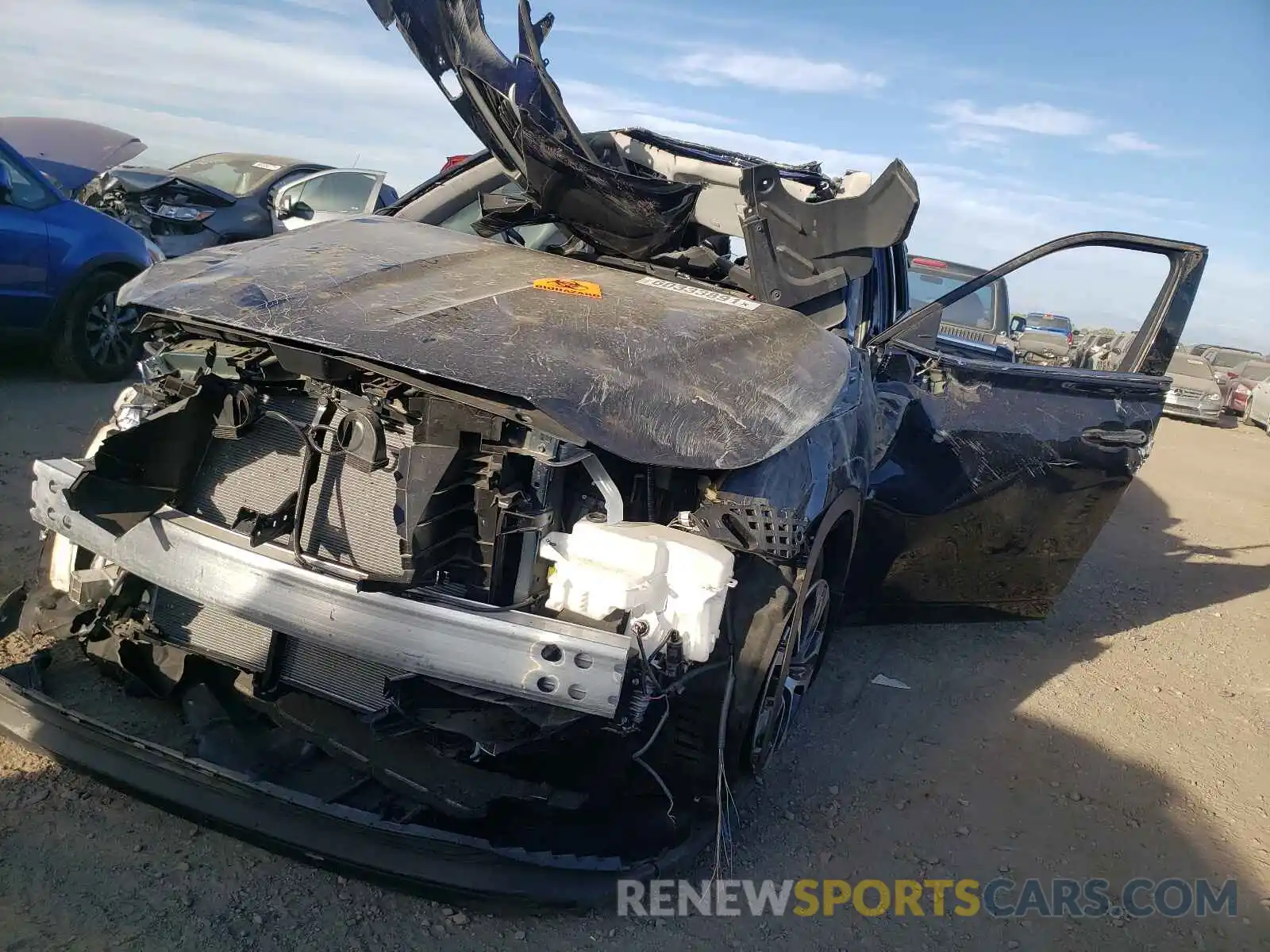 2 Photograph of a damaged car 5TDHZRBH0MS104152 TOYOTA HIGHLANDER 2021