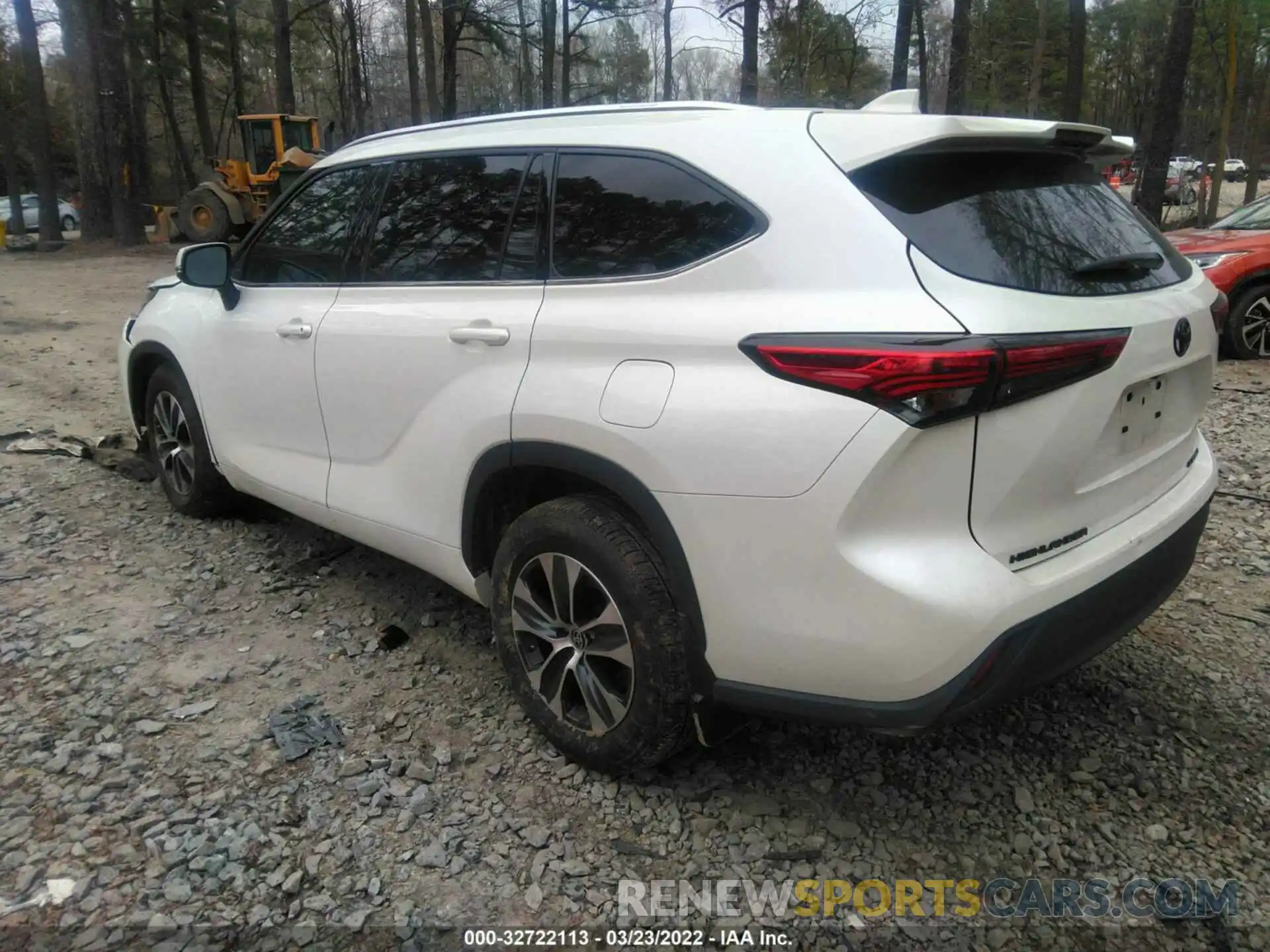 3 Photograph of a damaged car 5TDHZRBH0MS530293 TOYOTA HIGHLANDER 2021