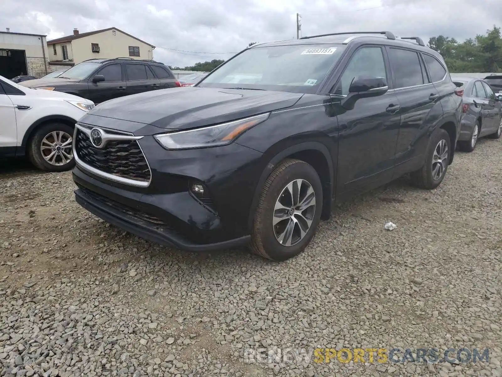 2 Photograph of a damaged car 5TDHZRBH0MS530505 TOYOTA HIGHLANDER 2021