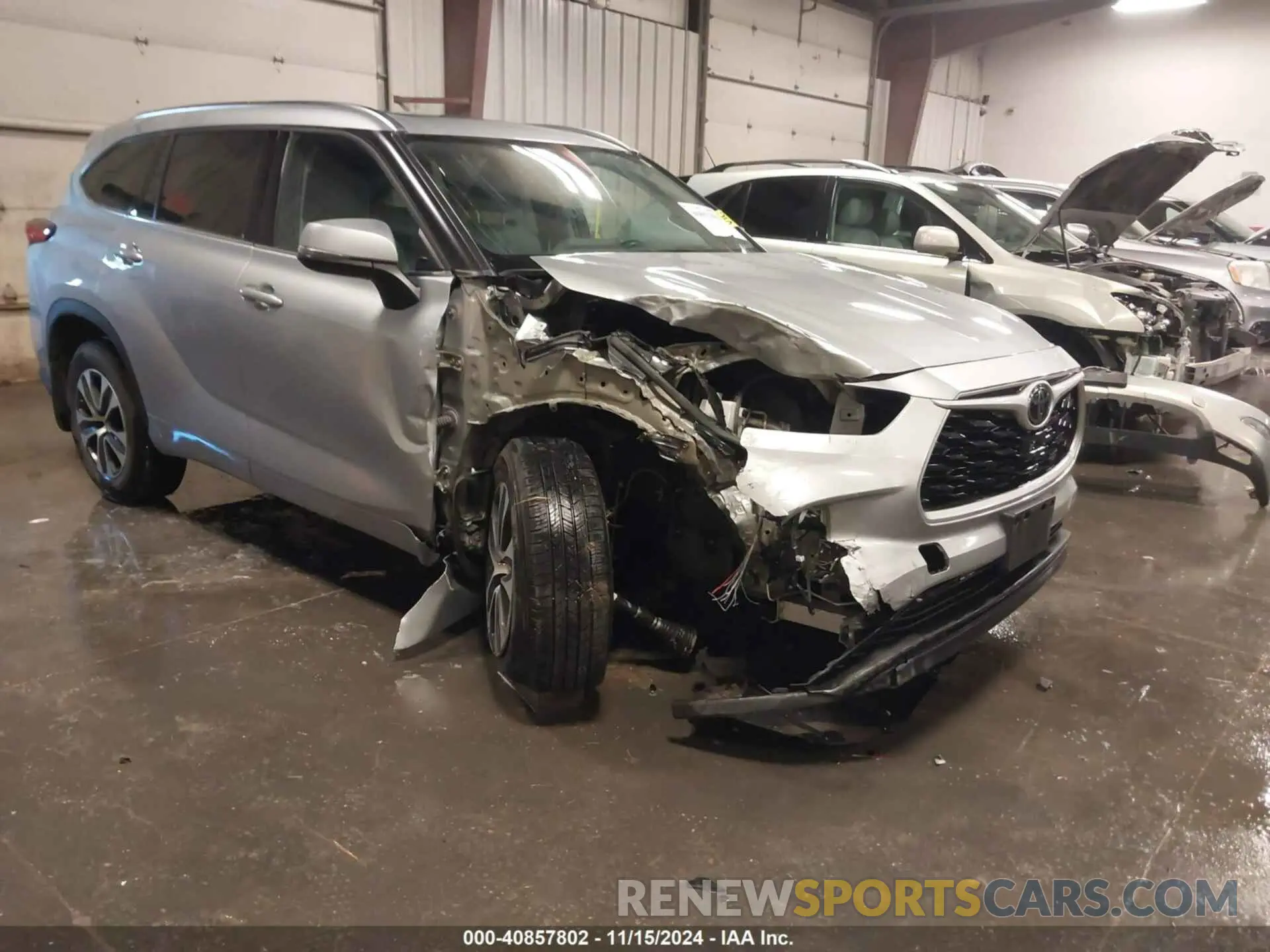 6 Photograph of a damaged car 5TDHZRBH1MS097194 TOYOTA HIGHLANDER 2021