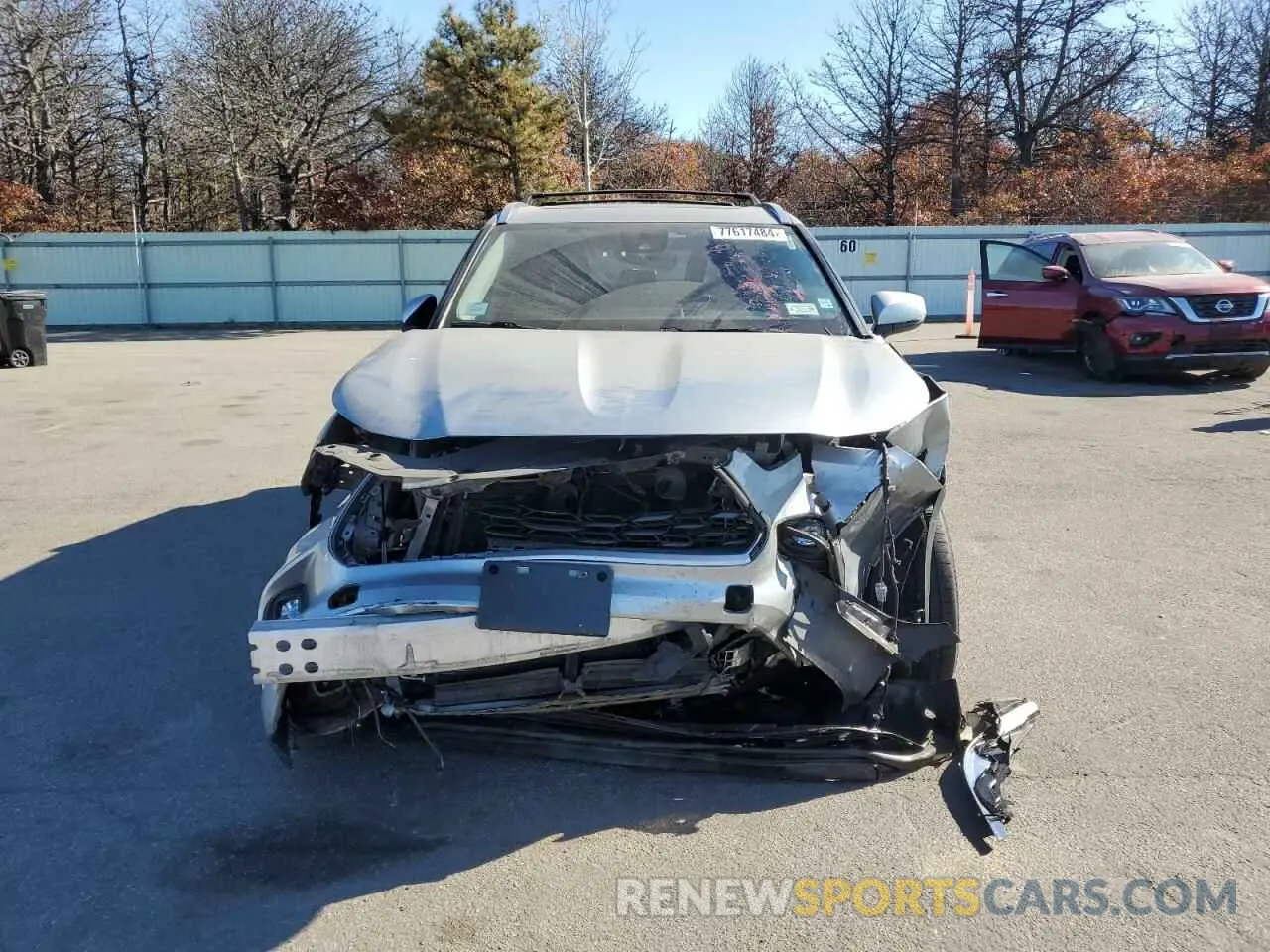 5 Photograph of a damaged car 5TDHZRBH2MS084101 TOYOTA HIGHLANDER 2021