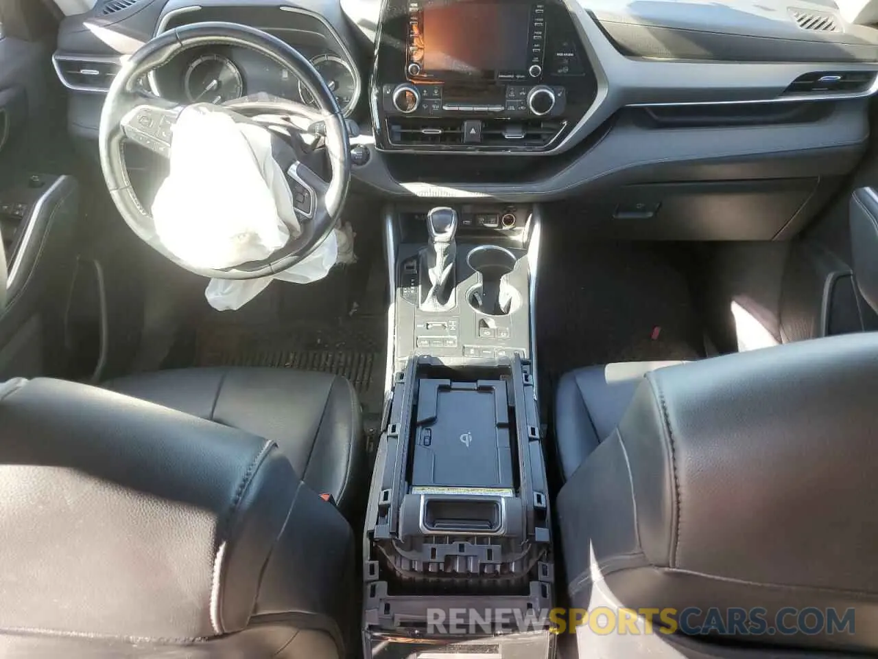 8 Photograph of a damaged car 5TDHZRBH2MS084101 TOYOTA HIGHLANDER 2021