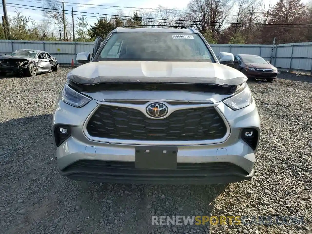 5 Photograph of a damaged car 5TDHZRBH2MS114830 TOYOTA HIGHLANDER 2021