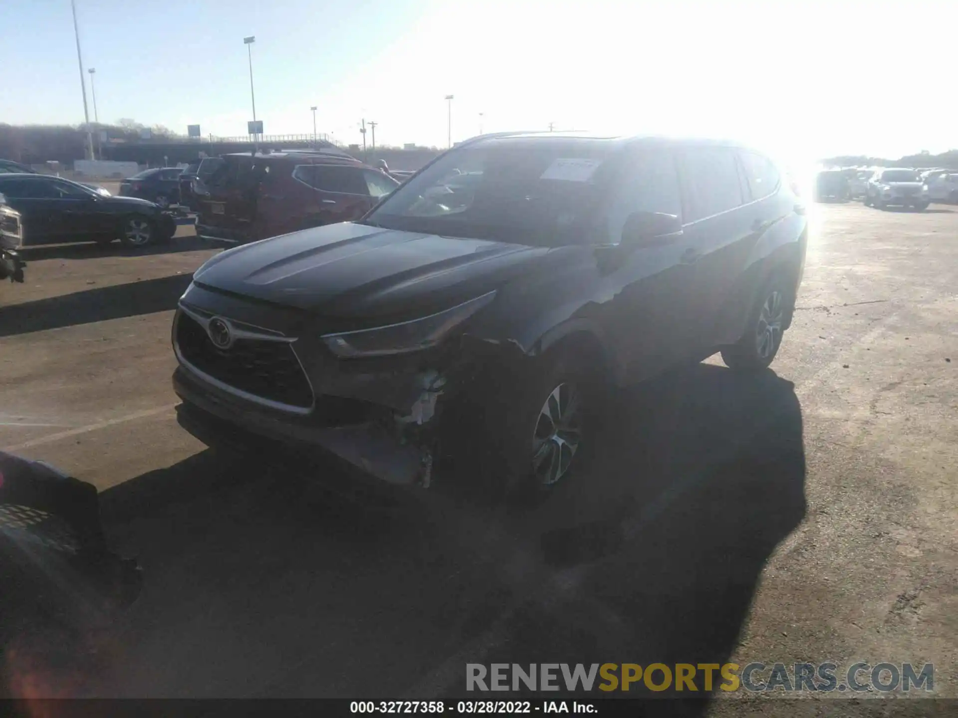 2 Photograph of a damaged car 5TDHZRBH2MS119574 TOYOTA HIGHLANDER 2021