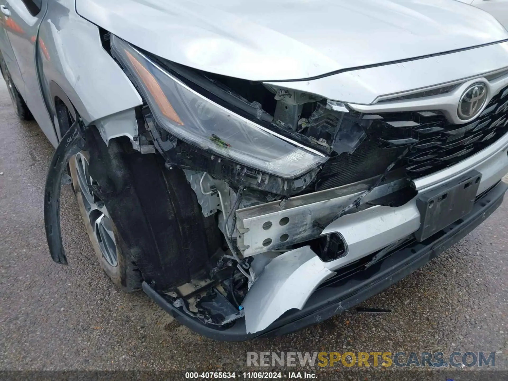 6 Photograph of a damaged car 5TDHZRBH2MS535768 TOYOTA HIGHLANDER 2021