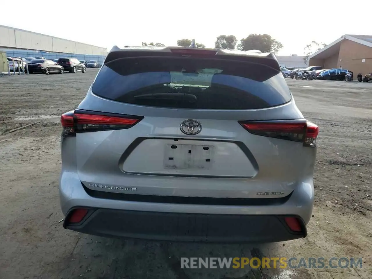 6 Photograph of a damaged car 5TDHZRBH2MS555177 TOYOTA HIGHLANDER 2021