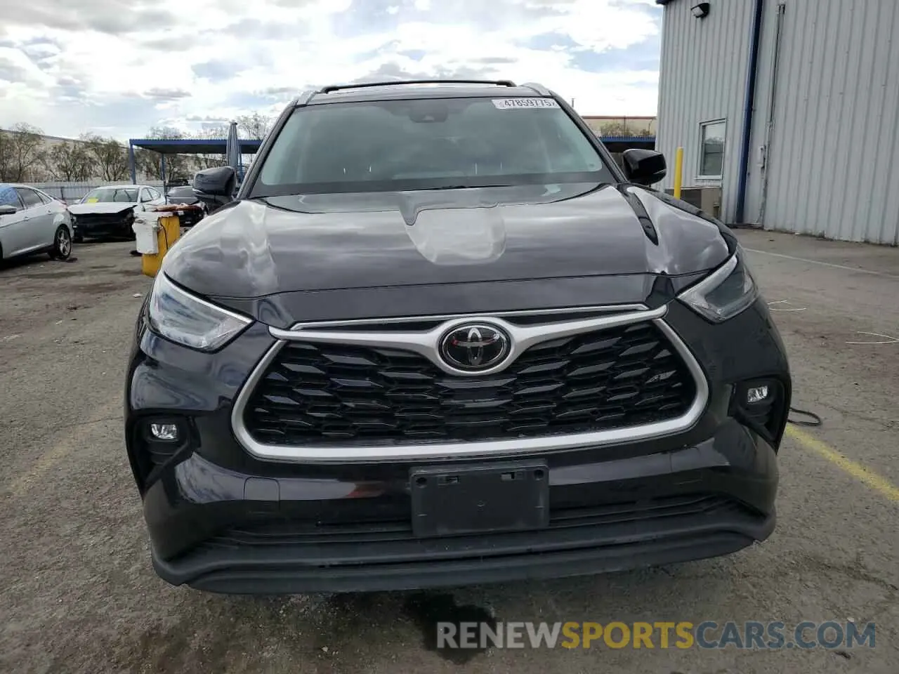 5 Photograph of a damaged car 5TDHZRBH3MS077934 TOYOTA HIGHLANDER 2021