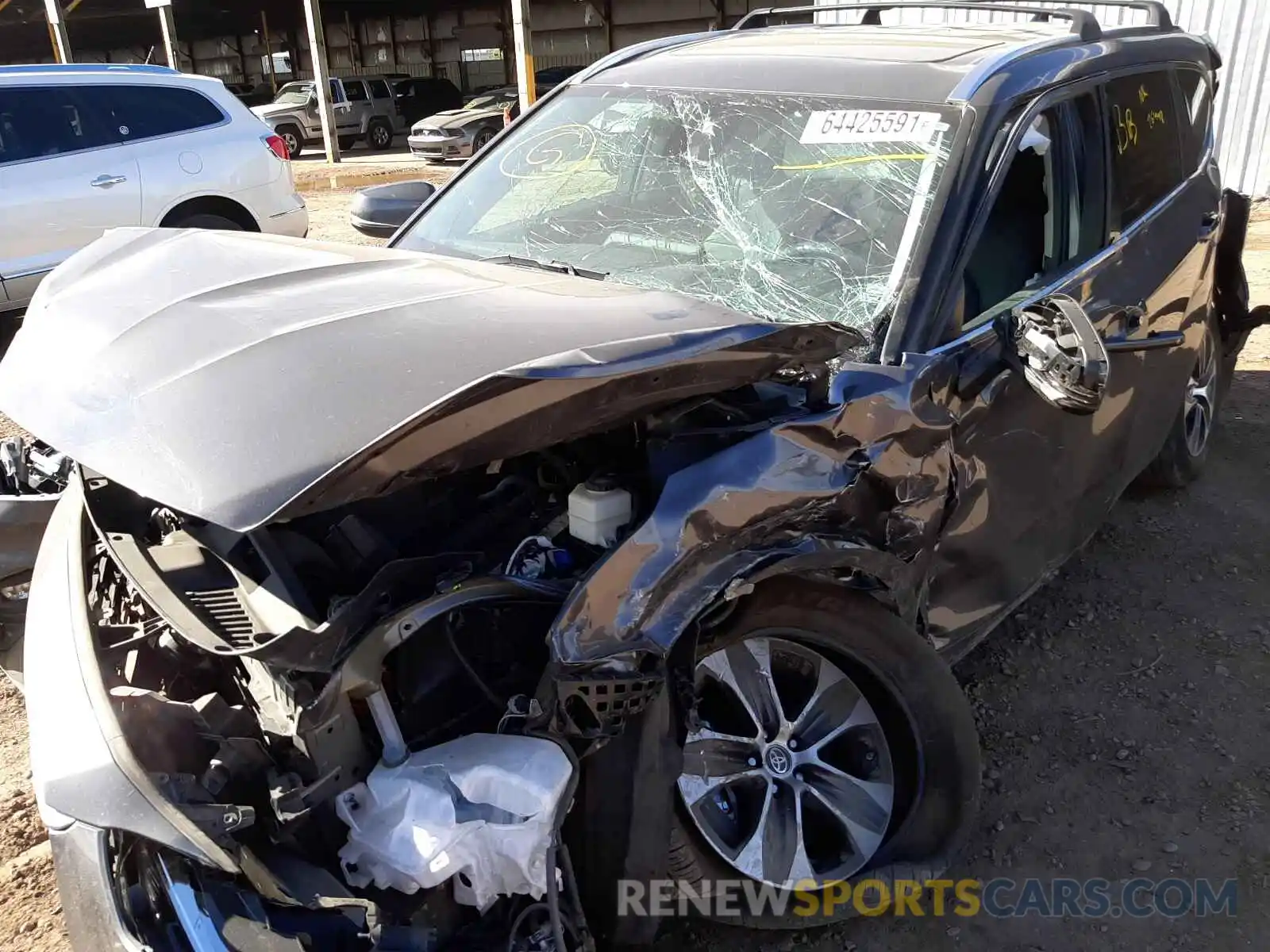 9 Photograph of a damaged car 5TDHZRBH3MS100760 TOYOTA HIGHLANDER 2021