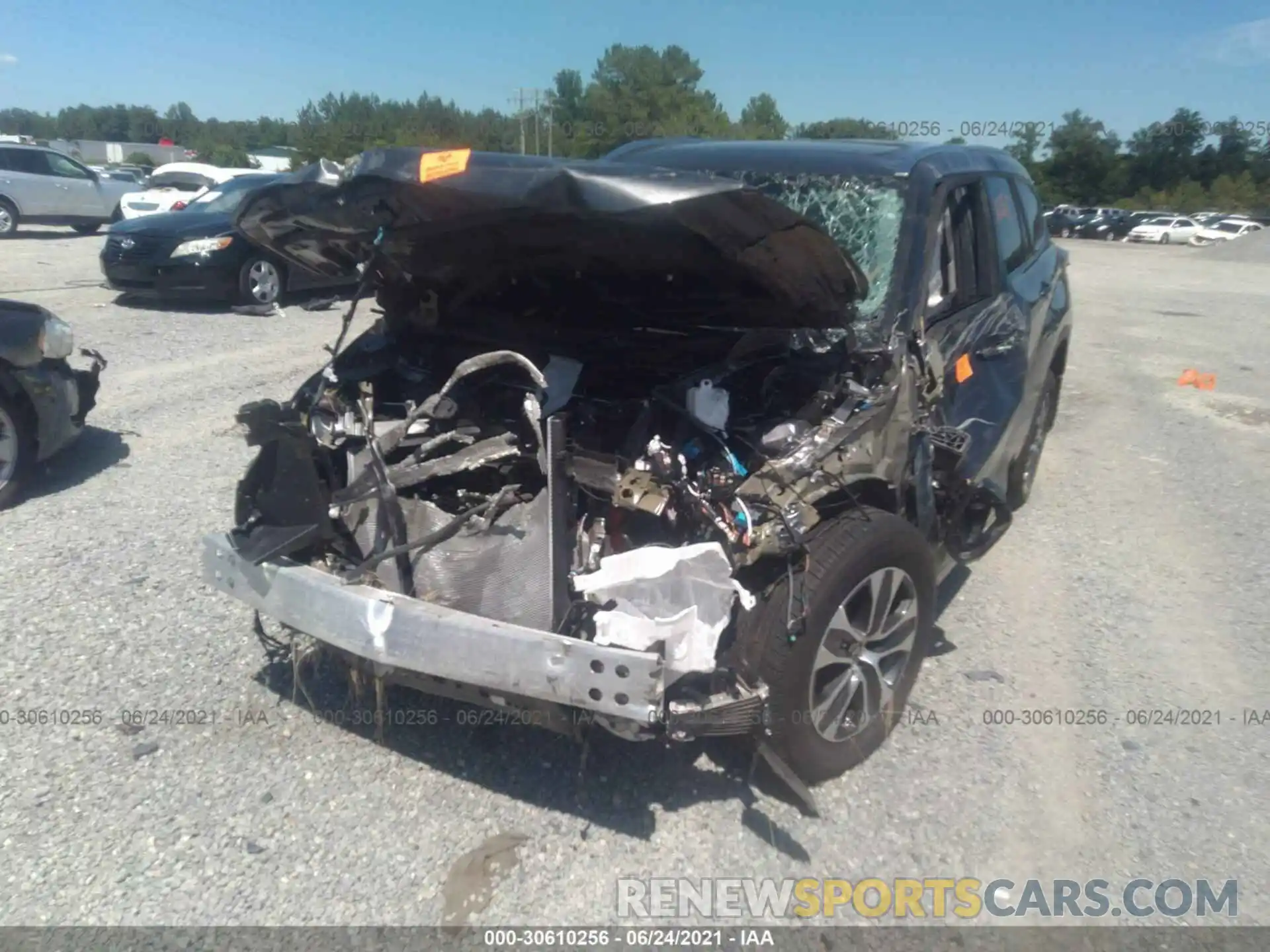 6 Photograph of a damaged car 5TDHZRBH4MS058583 TOYOTA HIGHLANDER 2021