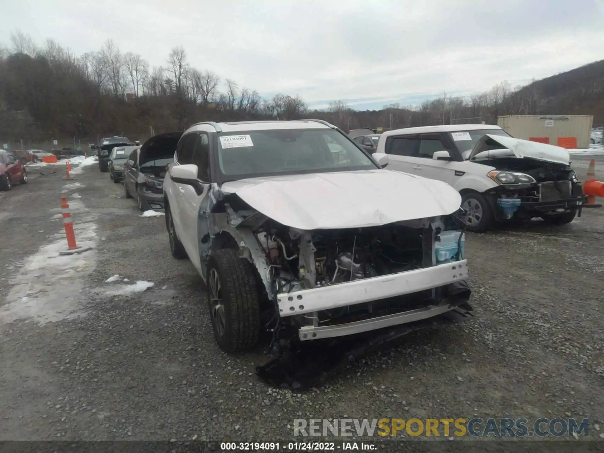 6 Photograph of a damaged car 5TDHZRBH5MS551463 TOYOTA HIGHLANDER 2021