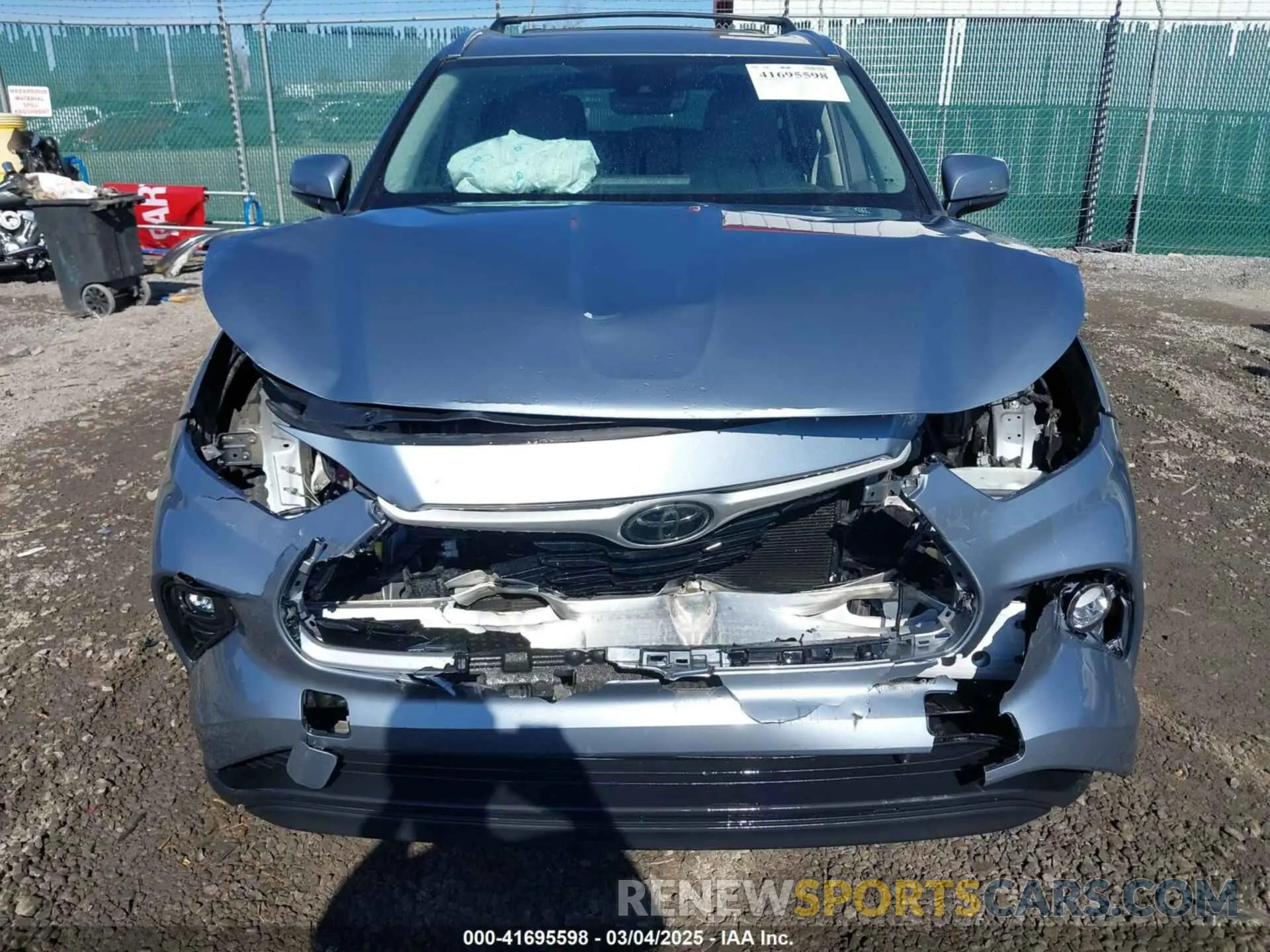 6 Photograph of a damaged car 5TDHZRBH6MS096901 TOYOTA HIGHLANDER 2021