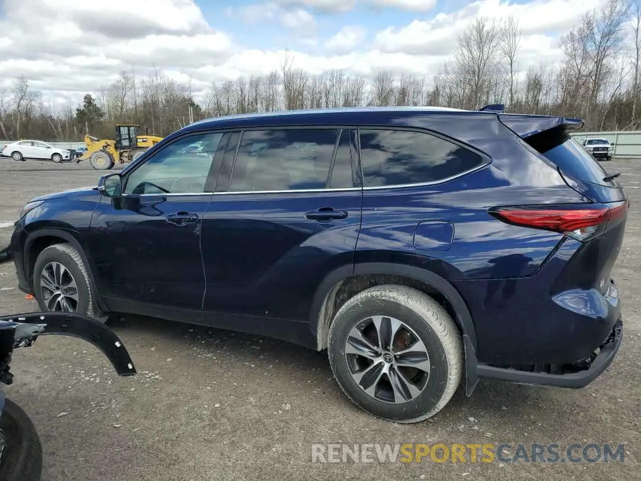 2 Photograph of a damaged car 5TDHZRBH6MS547311 TOYOTA HIGHLANDER 2021